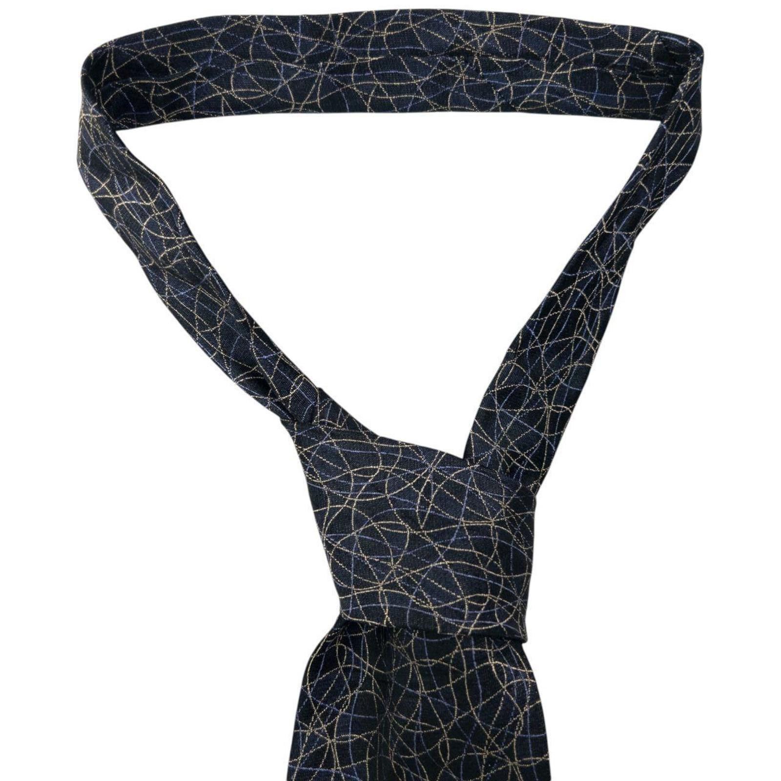 Issey Miyake Vintage 90s Issey Miyake Pattern Silk Tie Size ONE SIZE - 4 Thumbnail