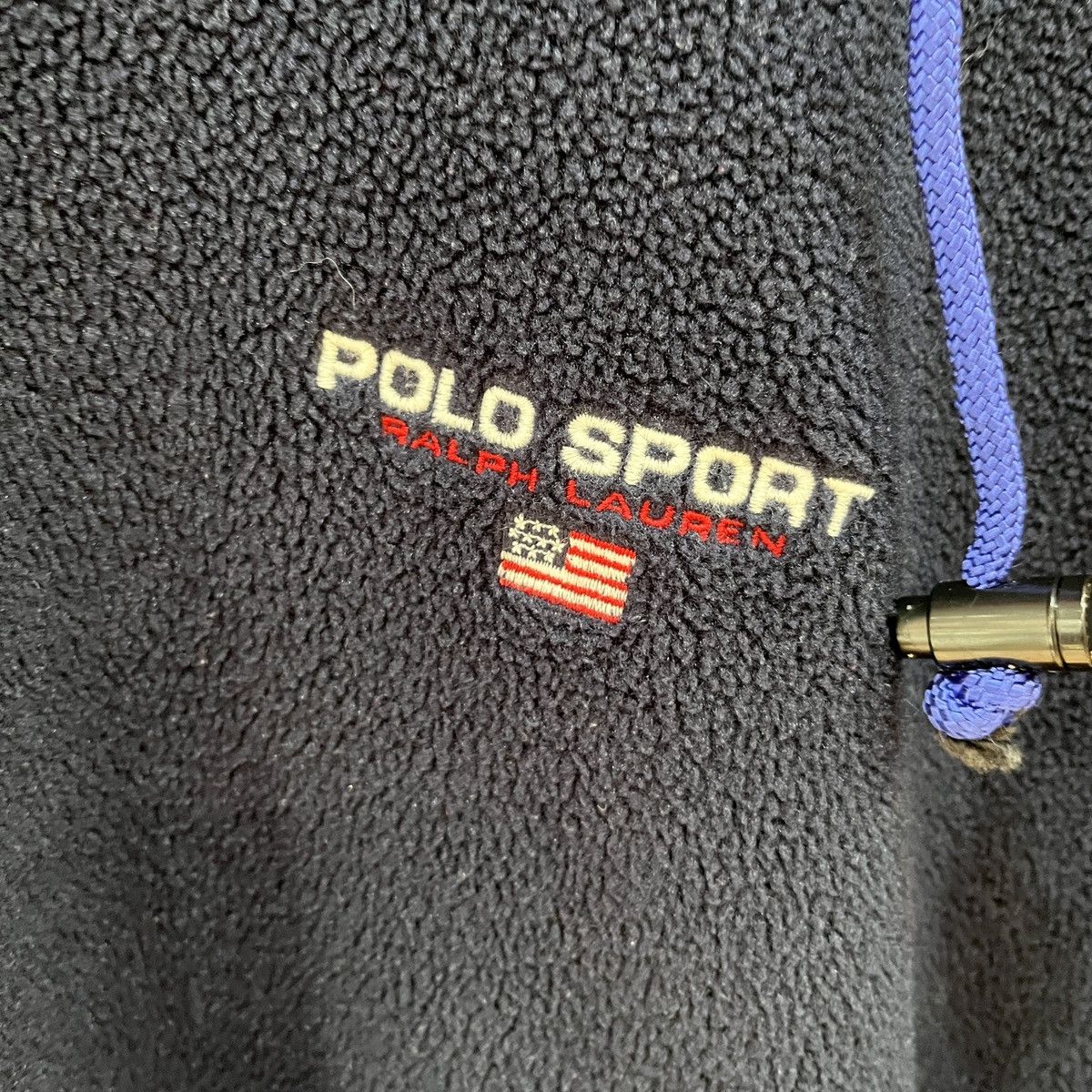 Lo Life × Polo Ralph Lauren × Vintage Vintage Ralph Lauren Polo Sport Spellout Fleece 90s Superman Size US S / EU 44-46 / 1 - 5 Thumbnail