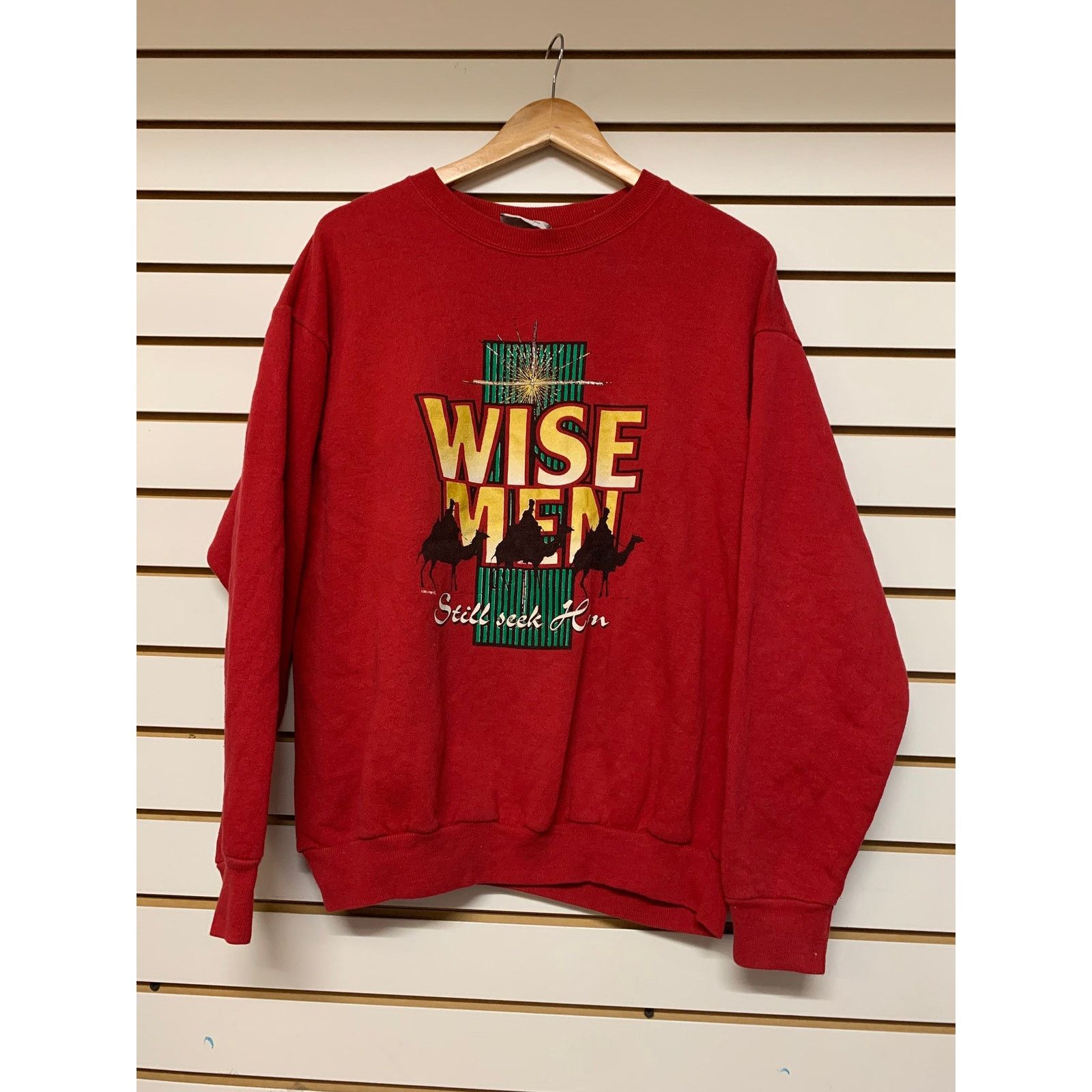 Lee three wiseman still seek him Jesus Sweatshirt size large Size US L / EU 52-54 / 3 - 1 Thumbnail