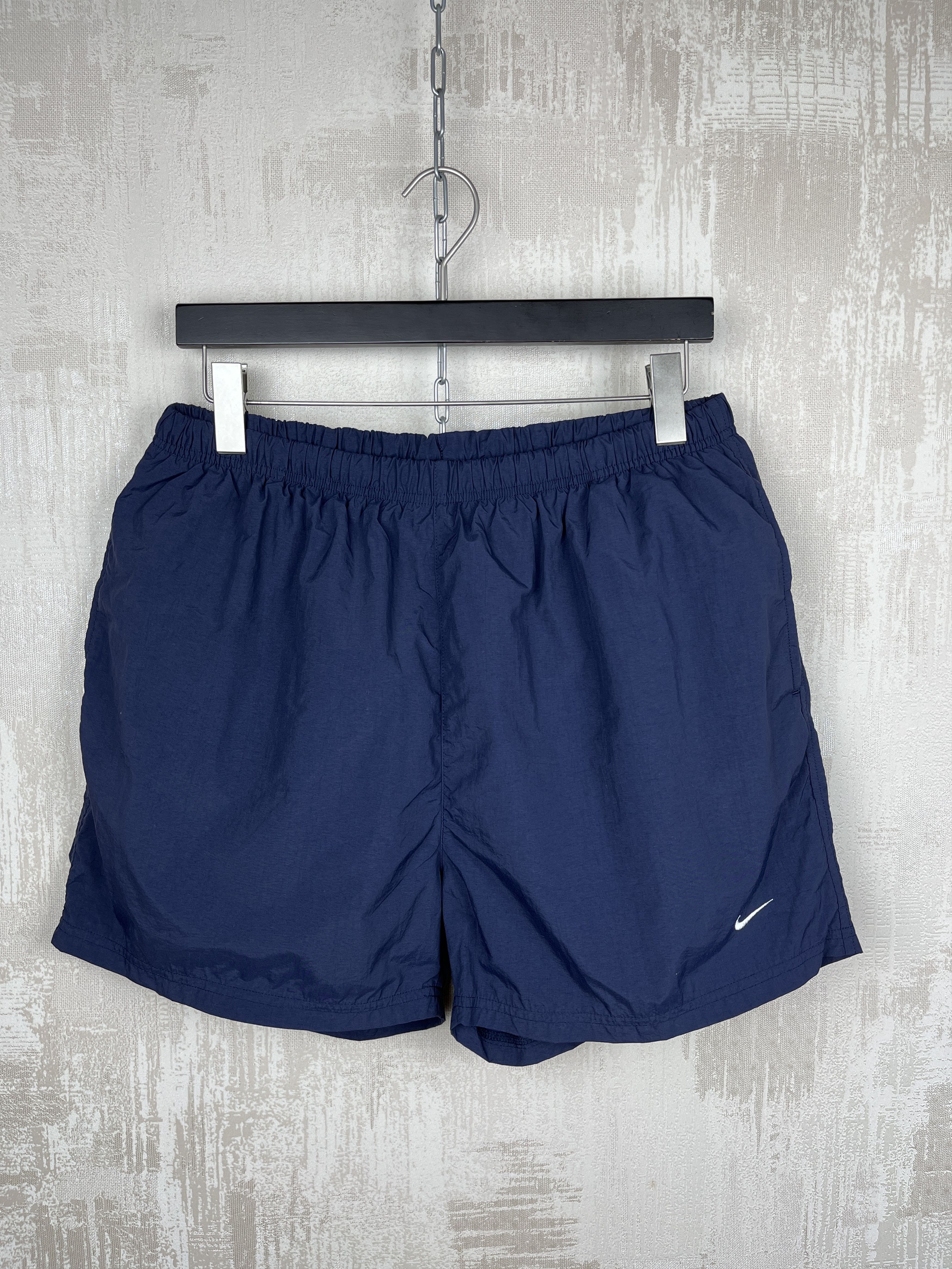 Nike 90's Nike Small Swoosh Vintage Nylon Swim Shorts Size XL Size US 38 / EU 54 - 1 Thumbnail