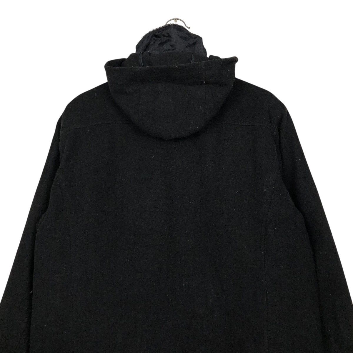 In The Attic 📌Rich Black Vintage Wool Biker Jacket In The Attic Punk Cut Size US L / EU 52-54 / 3 - 10 Thumbnail