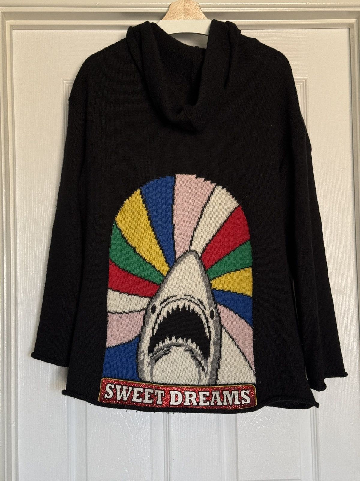 Saint Laurent Paris Wool Knitted Cardigan Hooded Shark Sweet Dreams Size US M / EU 48-50 / 2 - 2 Thumbnail