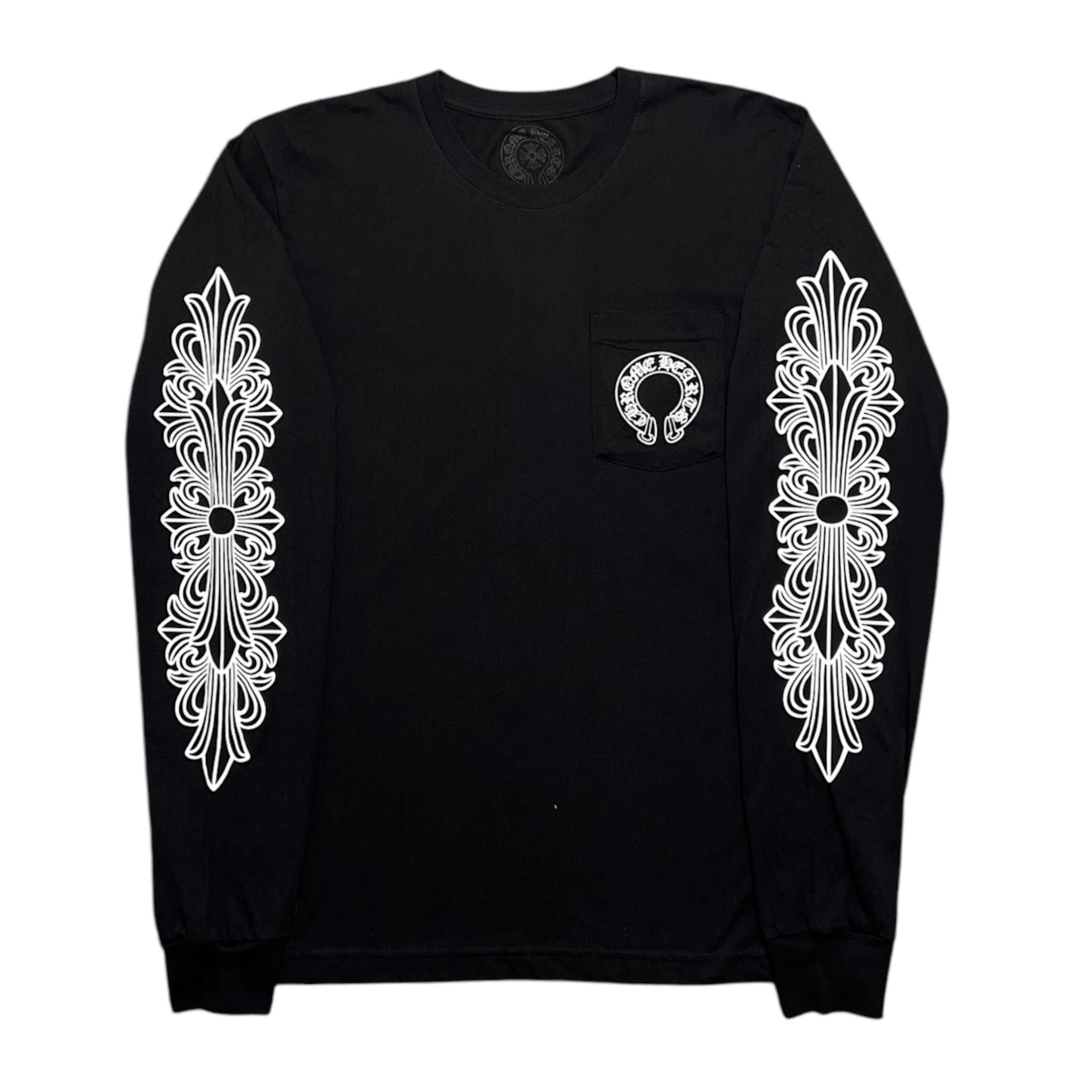 Chrome Hearts Vintage Early 90s Chrome Hearts LS Pocket Tee