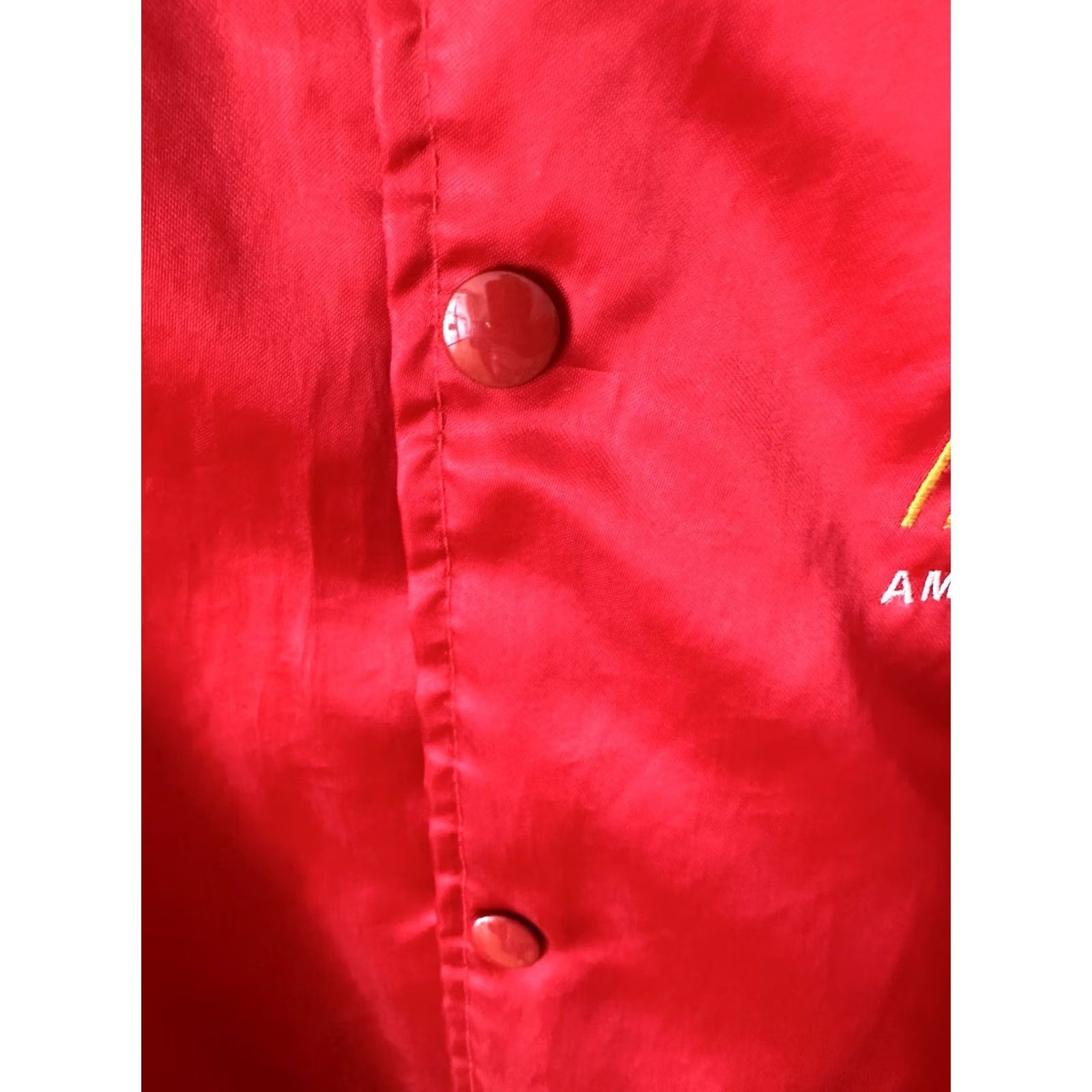 NASCAR VINTAGE NASCAR Satin Bomber Jacket Mens Medium Red 90s Racing Sportswear Jacket Size US M / EU 48-50 / 2 - 5 Thumbnail