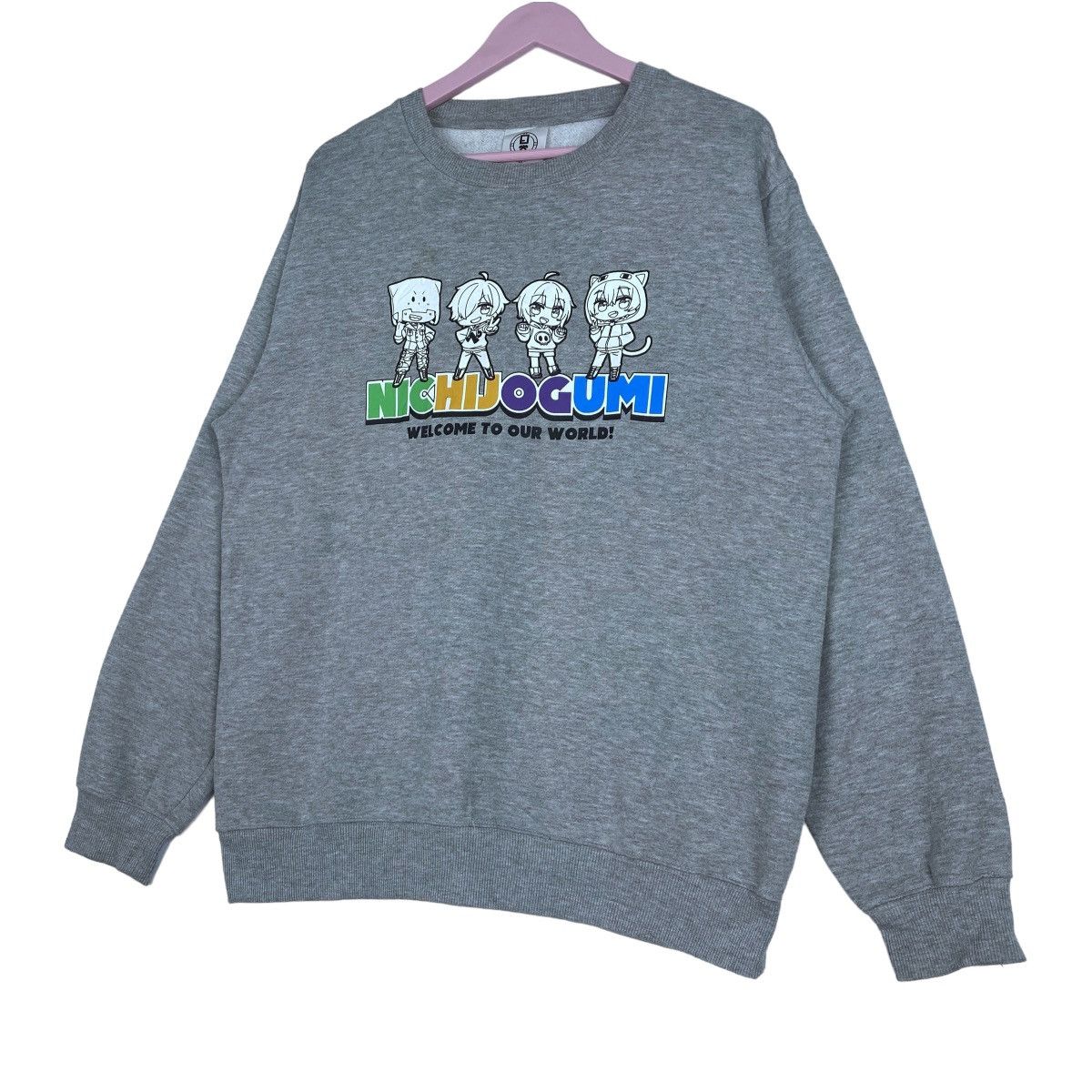Designer × Vintage Nichijogumi Sweatshirt Crewneck Pull Over Jumper Size US L / EU 52-54 / 3 - 3 Thumbnail