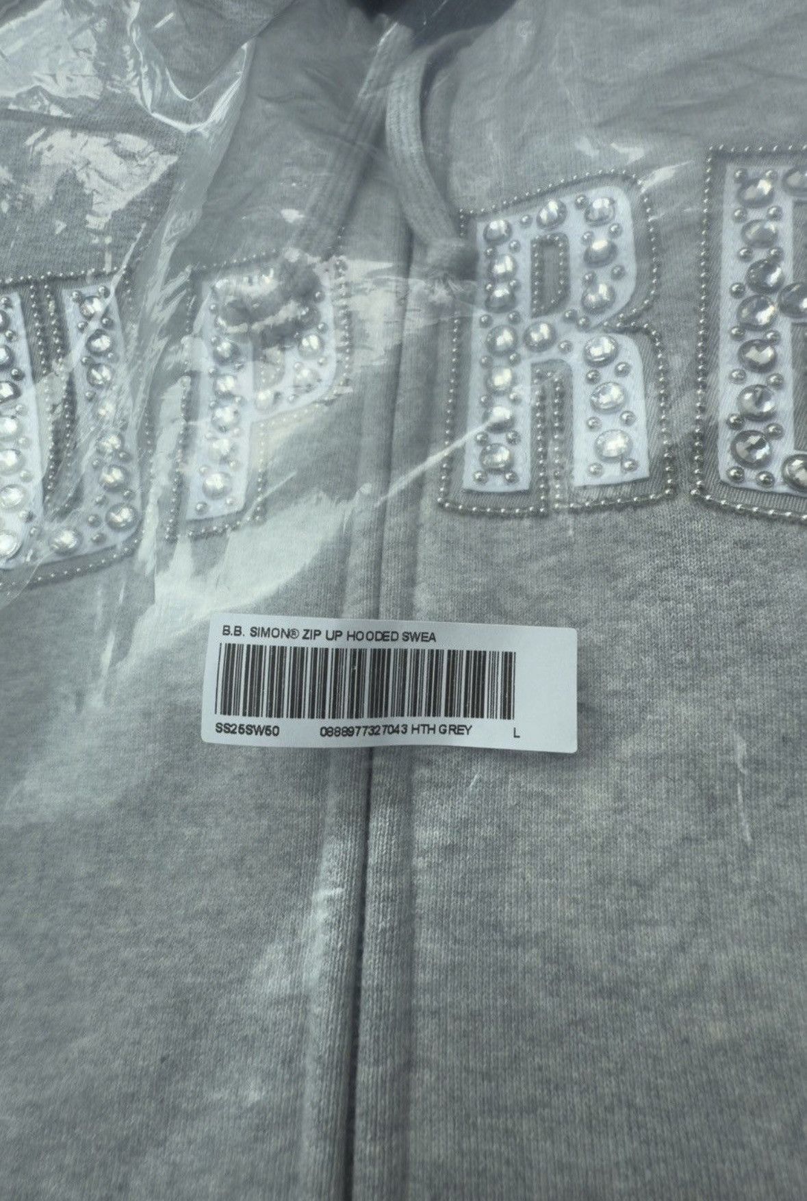 B.B. Simon × Supreme Supreme/b.b. Simon Zip Up Hooded Sweatshirt Size US L / EU 52-54 / 3 - 4 Thumbnail