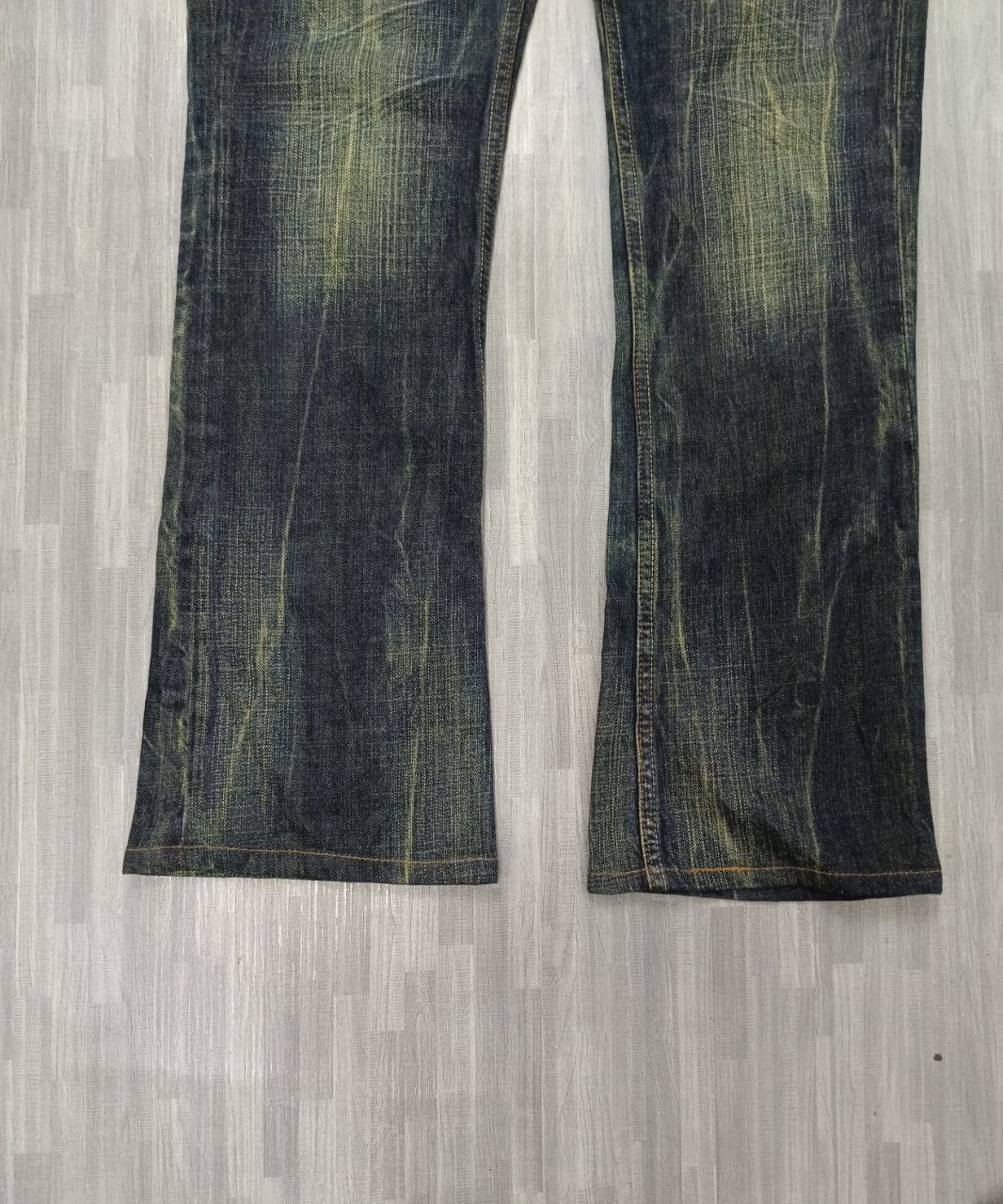 Japanese Brand FLARE SICK RUSTY ANTI LABEL DENIM PANTS Size US 31 - 6 Thumbnail