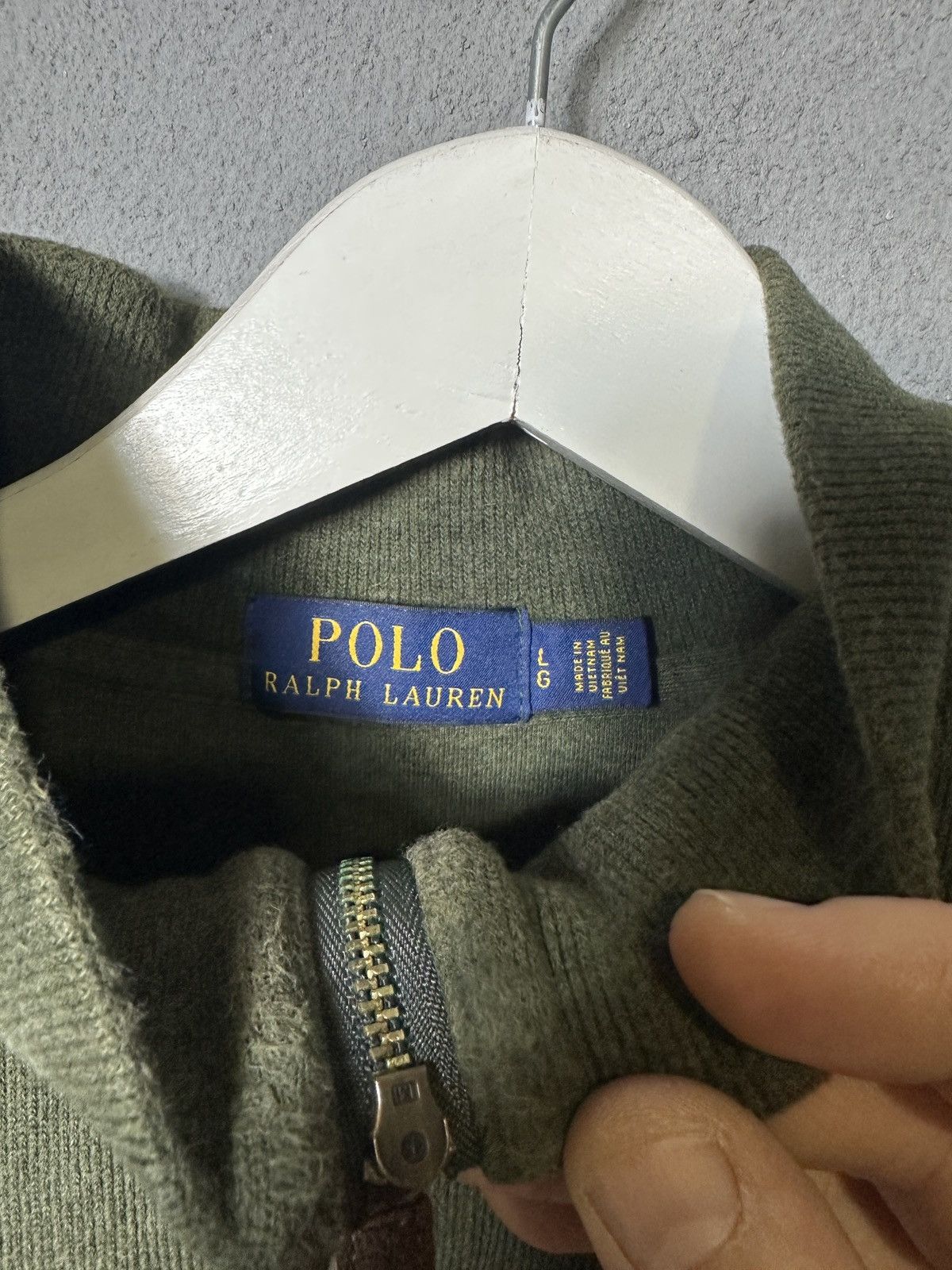 Designer × Polo Ralph Lauren × Ralph Lauren Polo Ralph Lauren 1/4 Zip Sweater Size US L / EU 52-54 / 3 - 3 Thumbnail