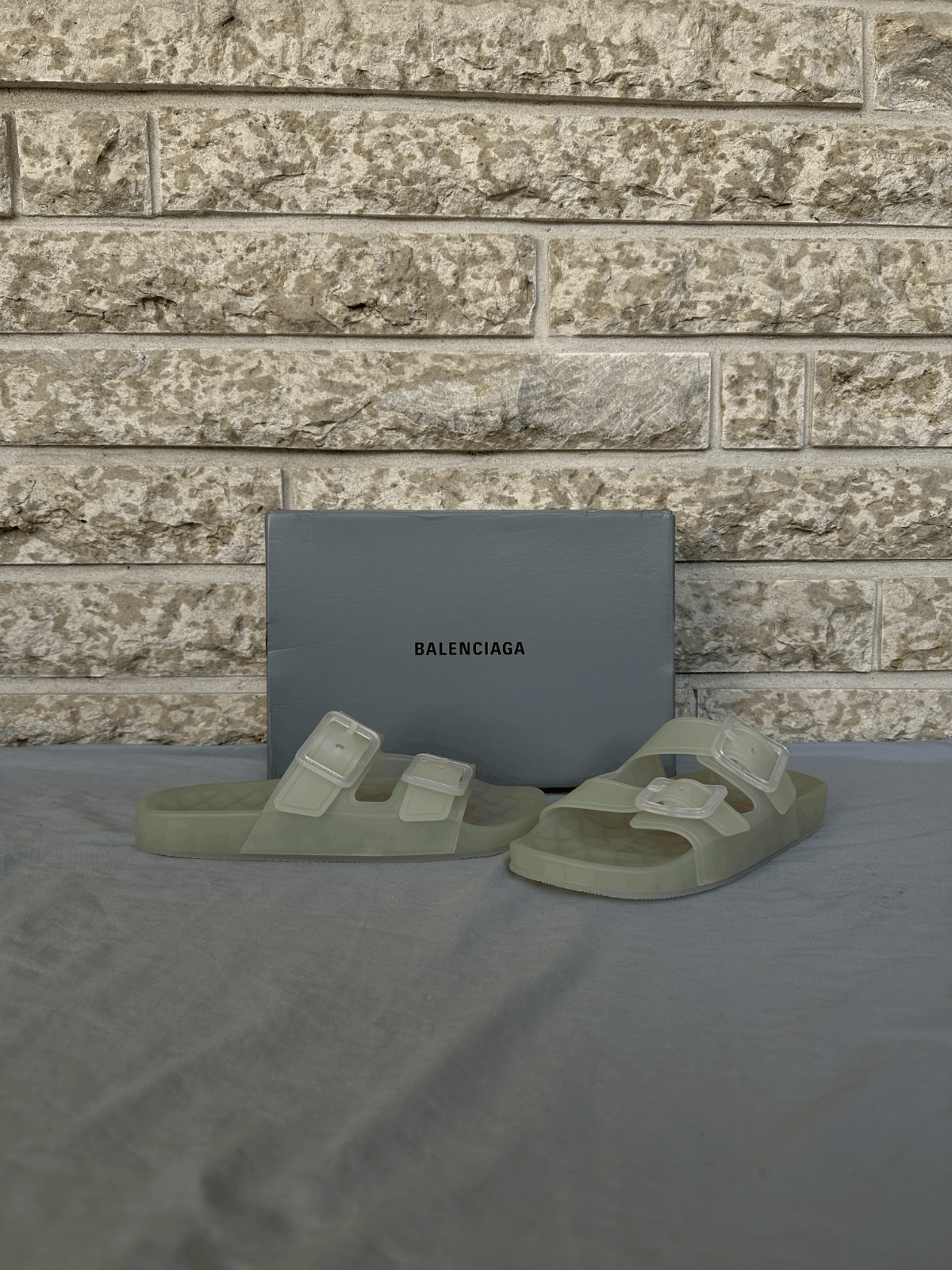 Balenciaga Balenciaga Mallorca Sandal Clear Retail $495 Size US 9 / IT 39 - 1 Thumbnail