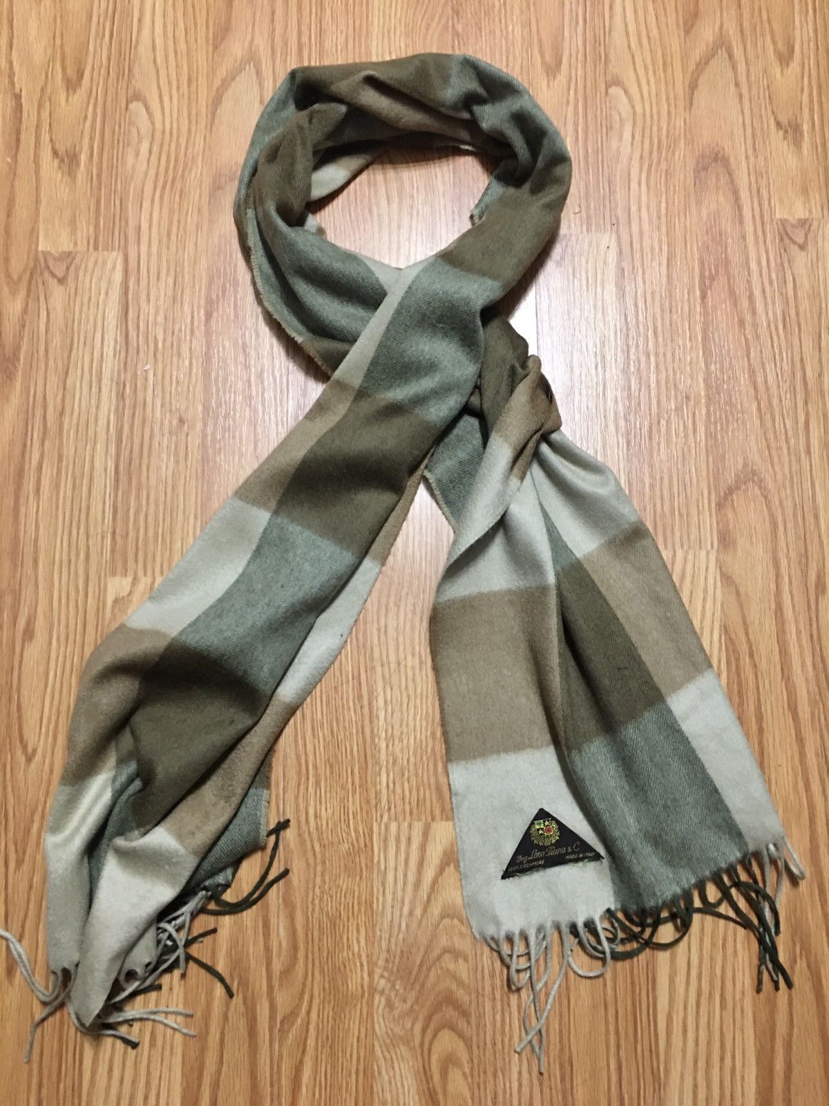 Loro Piana Loro Piana Cashmere Checked Large Scarf Shawl Size ONE SIZE - 8 Thumbnail