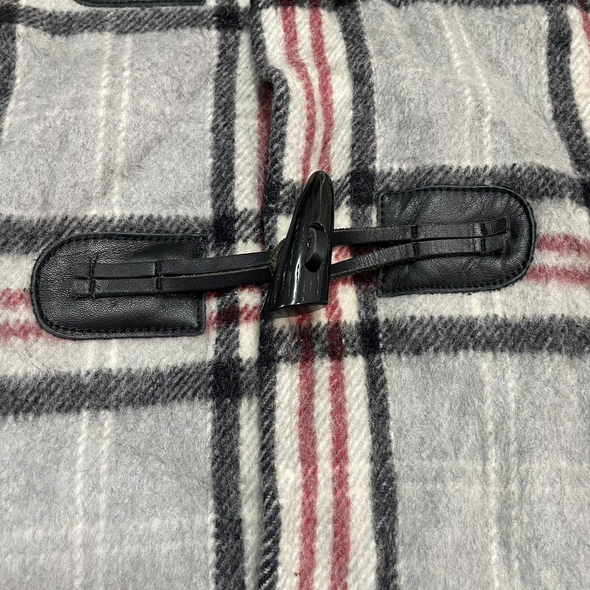Hysteric Glamour Vintage 1990s Hysteric Glamour Plaid Wool Hooded Duffle Coat Size S / US 4 / IT 40 - 11 Thumbnail