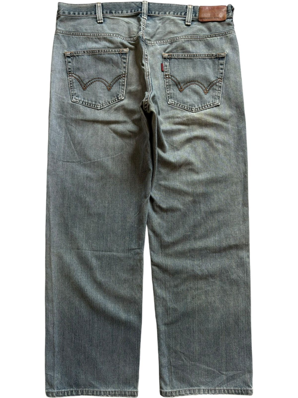 Edwin × Japanese Brand SALES🔥Vintage Japanese Edwin Distressed Baggy Jeans Size US 39 - 2 Thumbnail