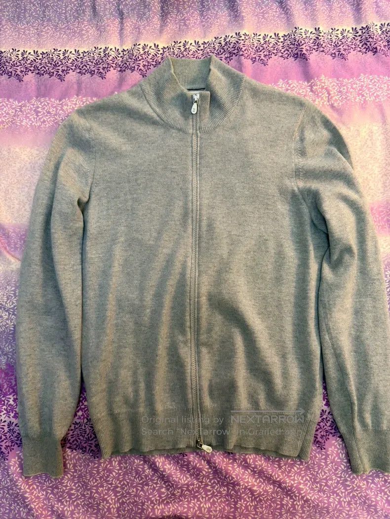 Brunello Cucinelli Brunello Cucinelli Pure Cashmere Half-Zip Cardigan Size US S / EU 44-46 / 1 - 1 Thumbnail