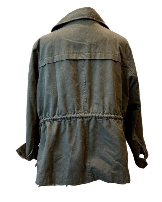 Other ModCloth Olive Green Utility Jacket 1X Plus Safari Anorak Size XL / US 12-14 / IT 48-50 - 2 Thumbnail