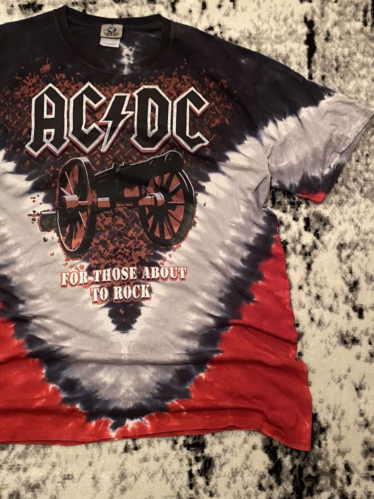 Band Tees × Liquid Blue × Vintage Vintage ACDC Tee Streetwear Big Central Logo Y2k Rock Size US M / EU 48-50 / 2 - 4 Thumbnail