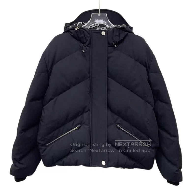 Hermes Hermes Black Goose Down Hooded Long Sleeve Puffer Jacket Size XS / US 0-2 / IT 36-38 - 1 Thumbnail