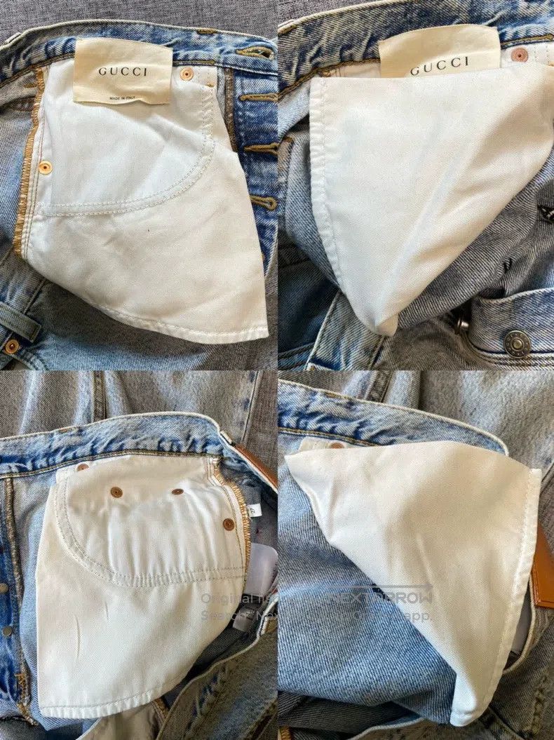 Gucci Gucci Embroidered jeans Size 27" / US 4 / IT 40 - 5 Thumbnail