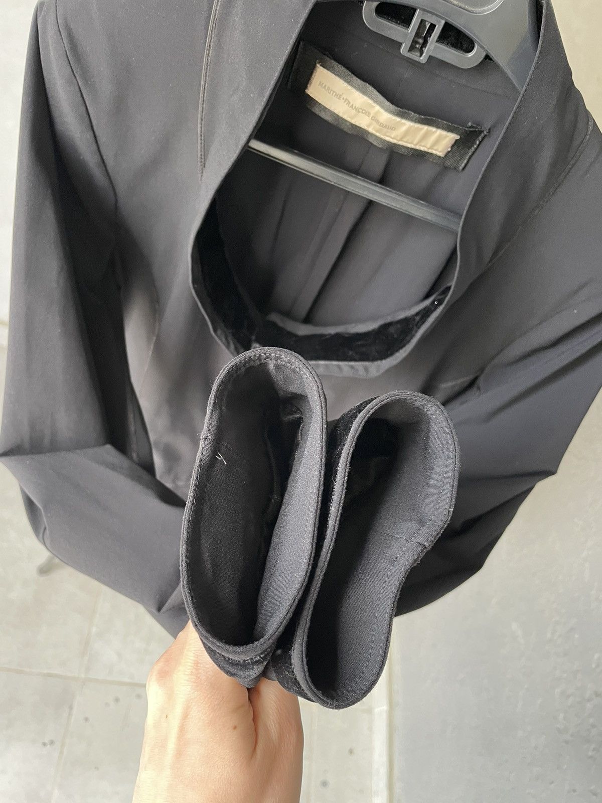 Marithe + Francois Girbaud Womens blazer Marithe Francois Girbaud Size F 42 Color Black Size M / US 6-8 / IT 42-44 - 5 Thumbnail