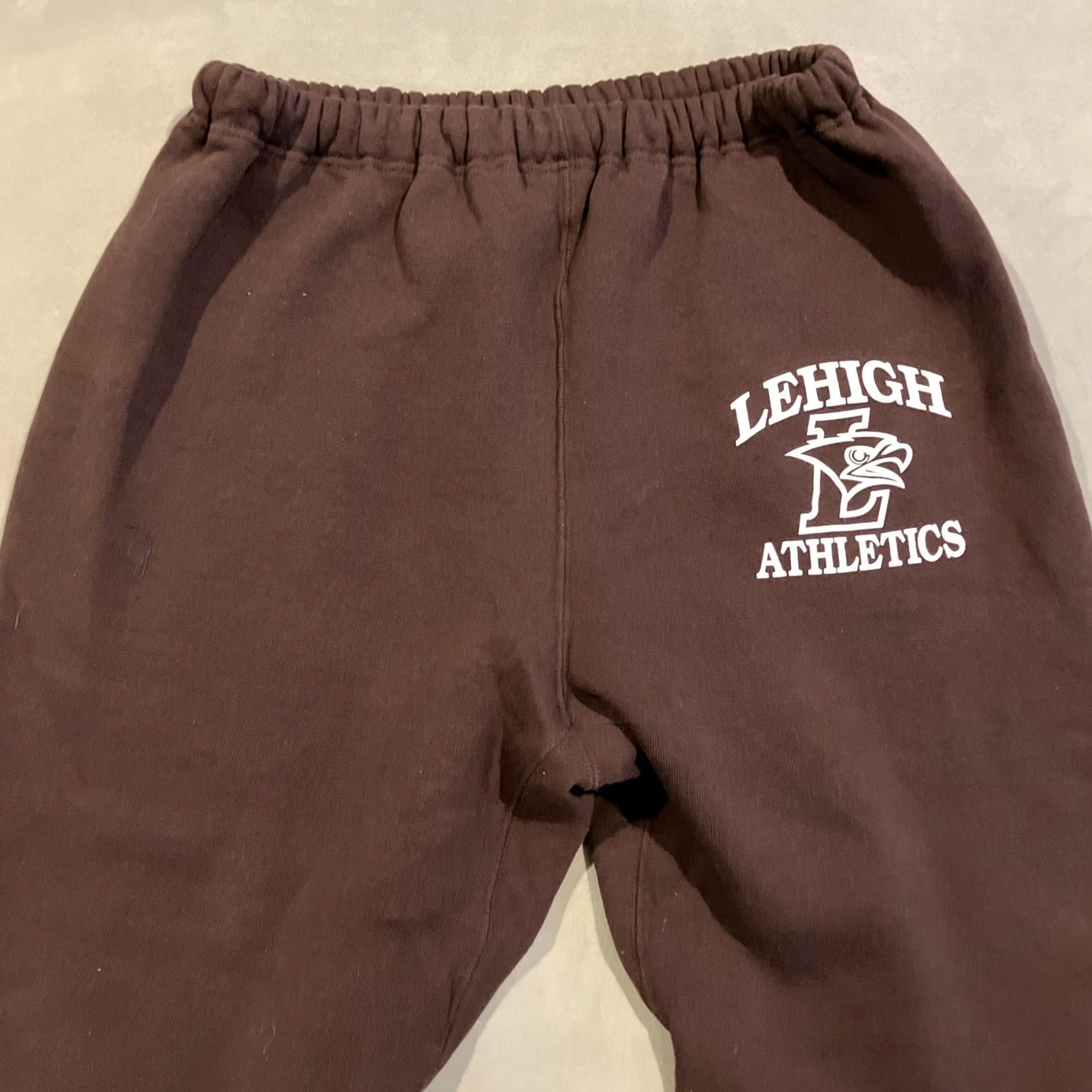 Russell Athletic VINTAGE Russell Athletic LEHIGH ATHLETICS Sweatpants Men's Large L Brown 1990s Cotton Blend - Original Mens Size US 33 - 6 Thumbnail