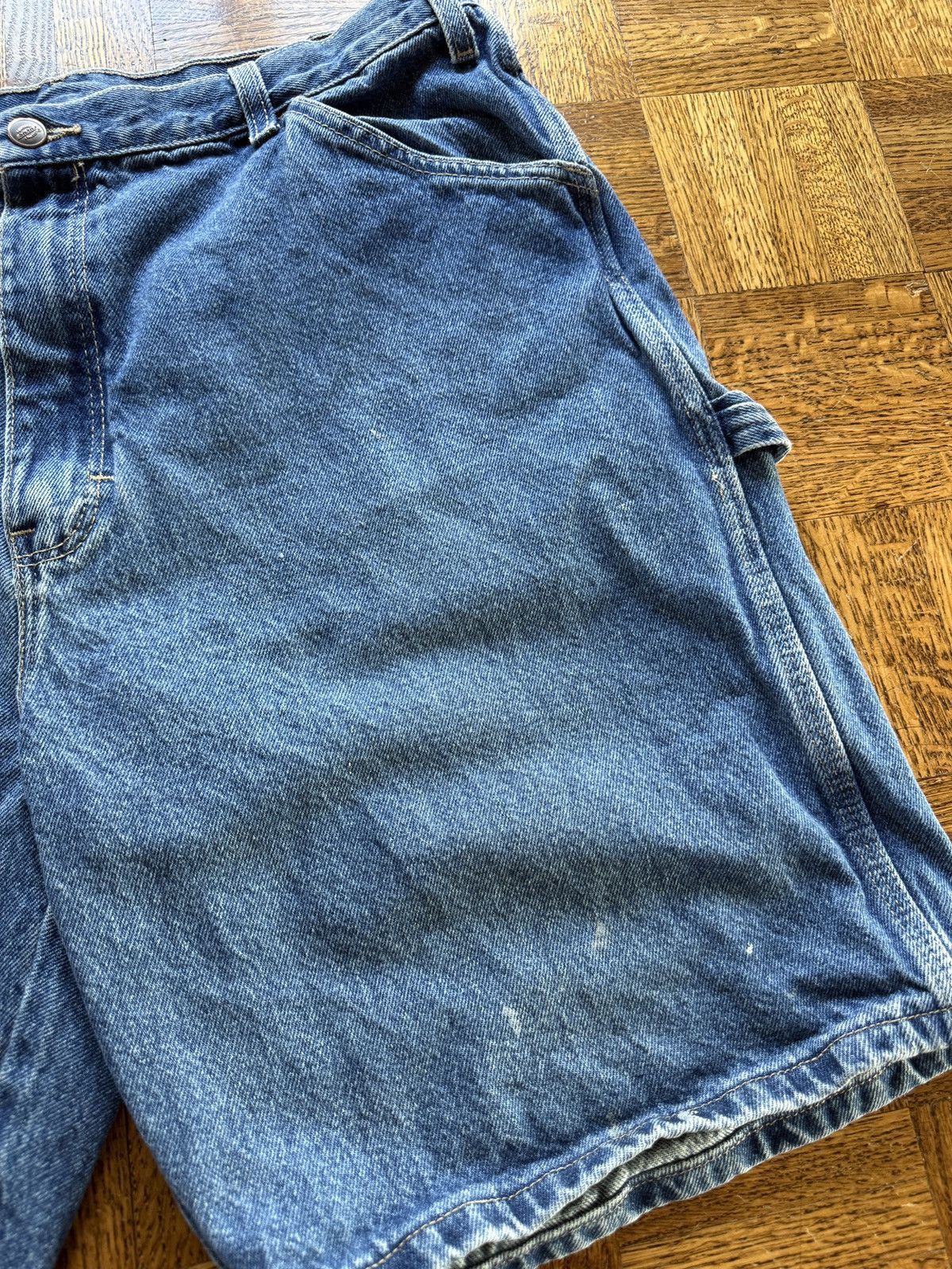 Dickies Vintage Dickies Carpenter Denim Jean Shorts Jorts Size US 36 / EU 52 - 5 Thumbnail