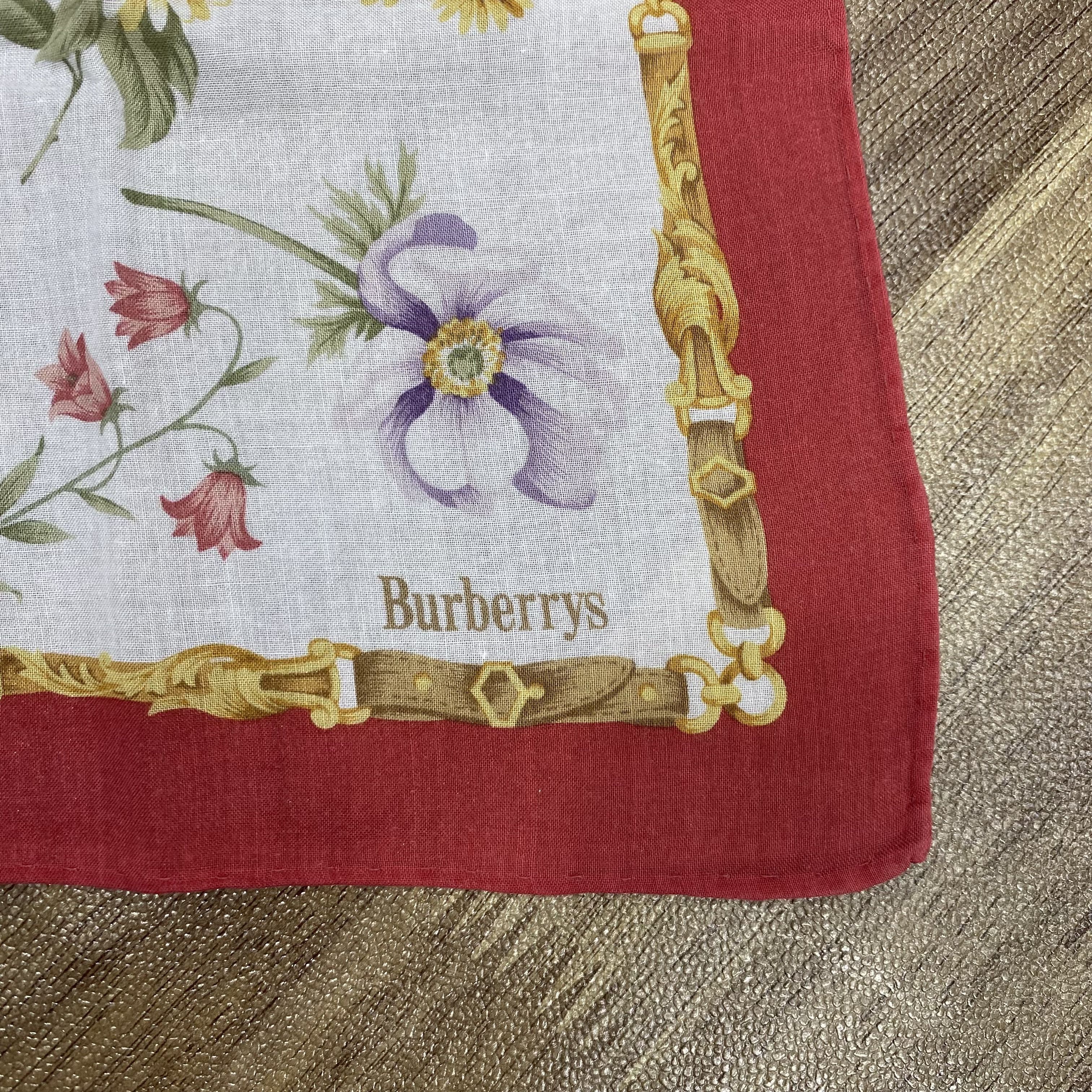 Burberry Vintage Burberry Handkerchief Neckerchief Bandana H048P Size ONE SIZE - 4 Thumbnail