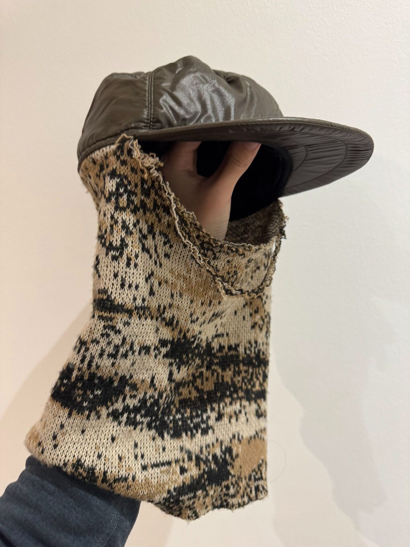 Raf Simons digital camouflage knit balaclava hat Size ONE SIZE - 1 Thumbnail