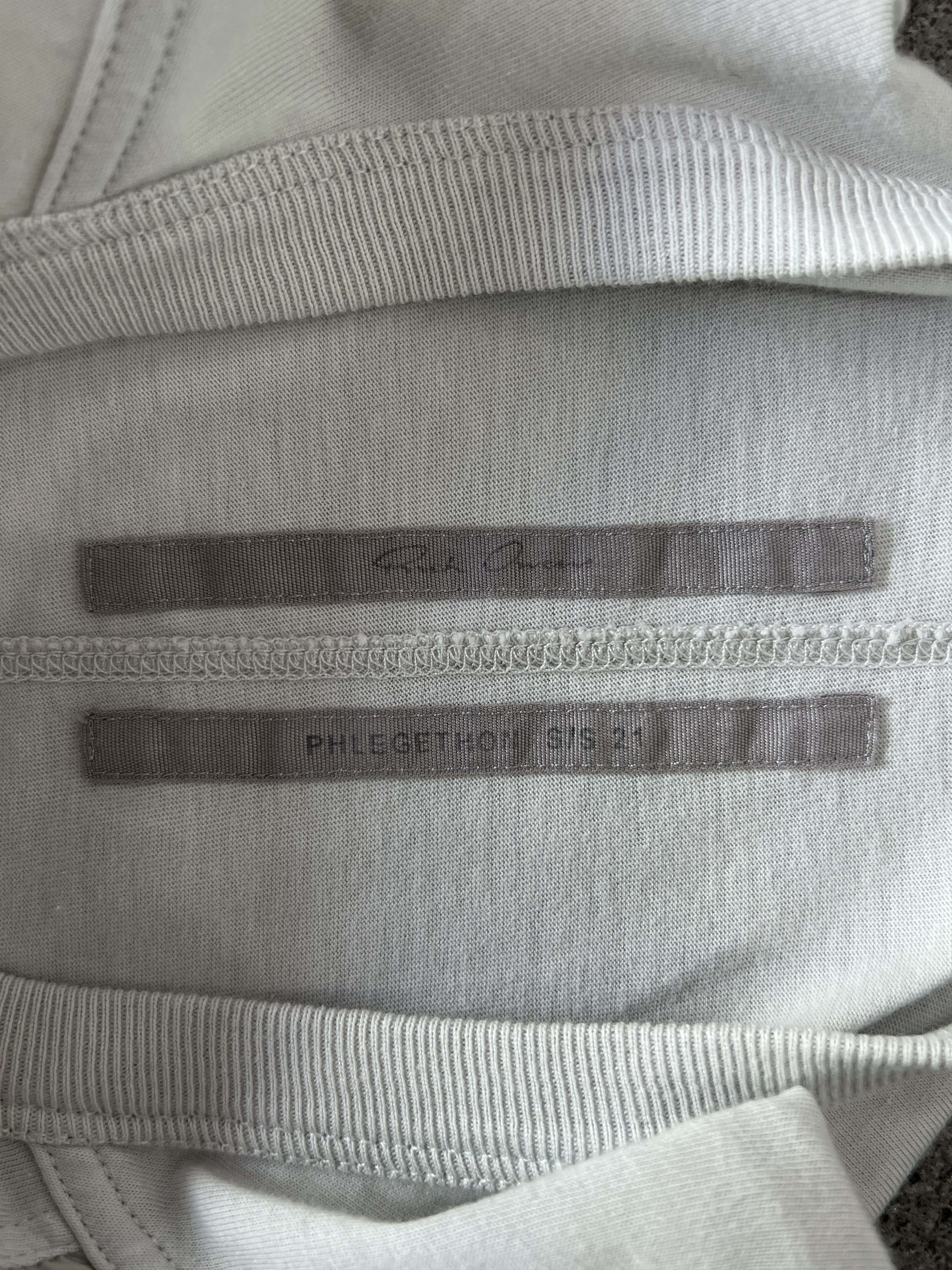 Rick Owens Rick Owens Zip Pocket LS Tee Milk White Medium Size US M / EU 48-50 / 2 - 5 Thumbnail