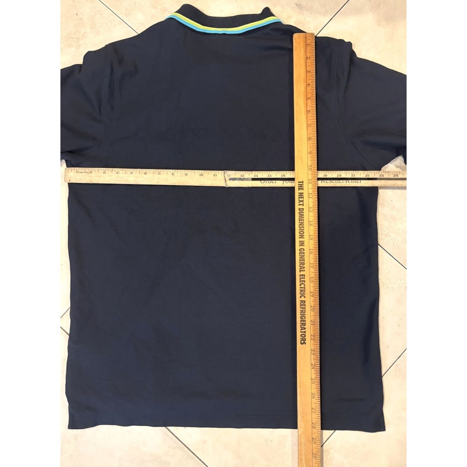 Psycho Bunny Psycho Bunny Polo Shirt Mens 7 Blue Pique Tipped Collar Bunny Logo Casual Size US M / EU 48-50 / 2 - 6 Thumbnail