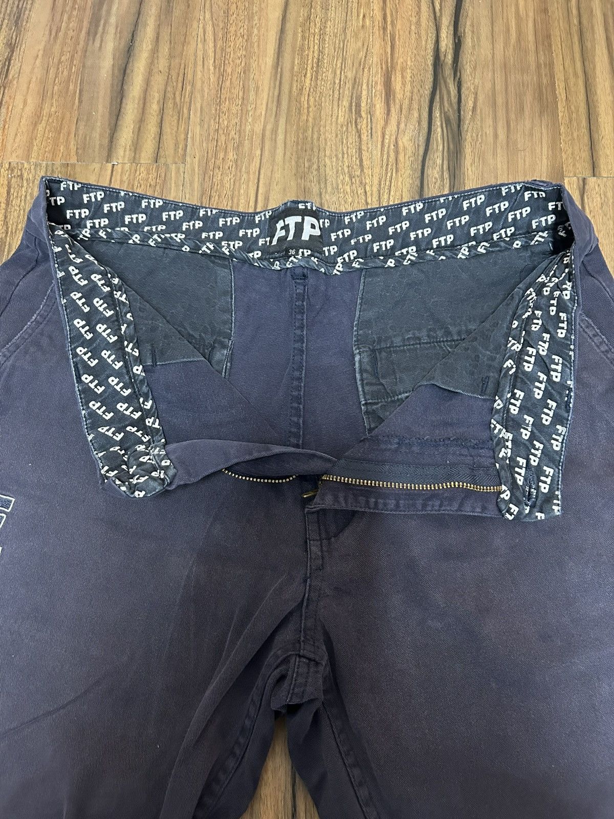 Fuck The Population FTP Navy Chino Pants FW21 Size 34 Size US 34 / EU 50 - 5 Thumbnail