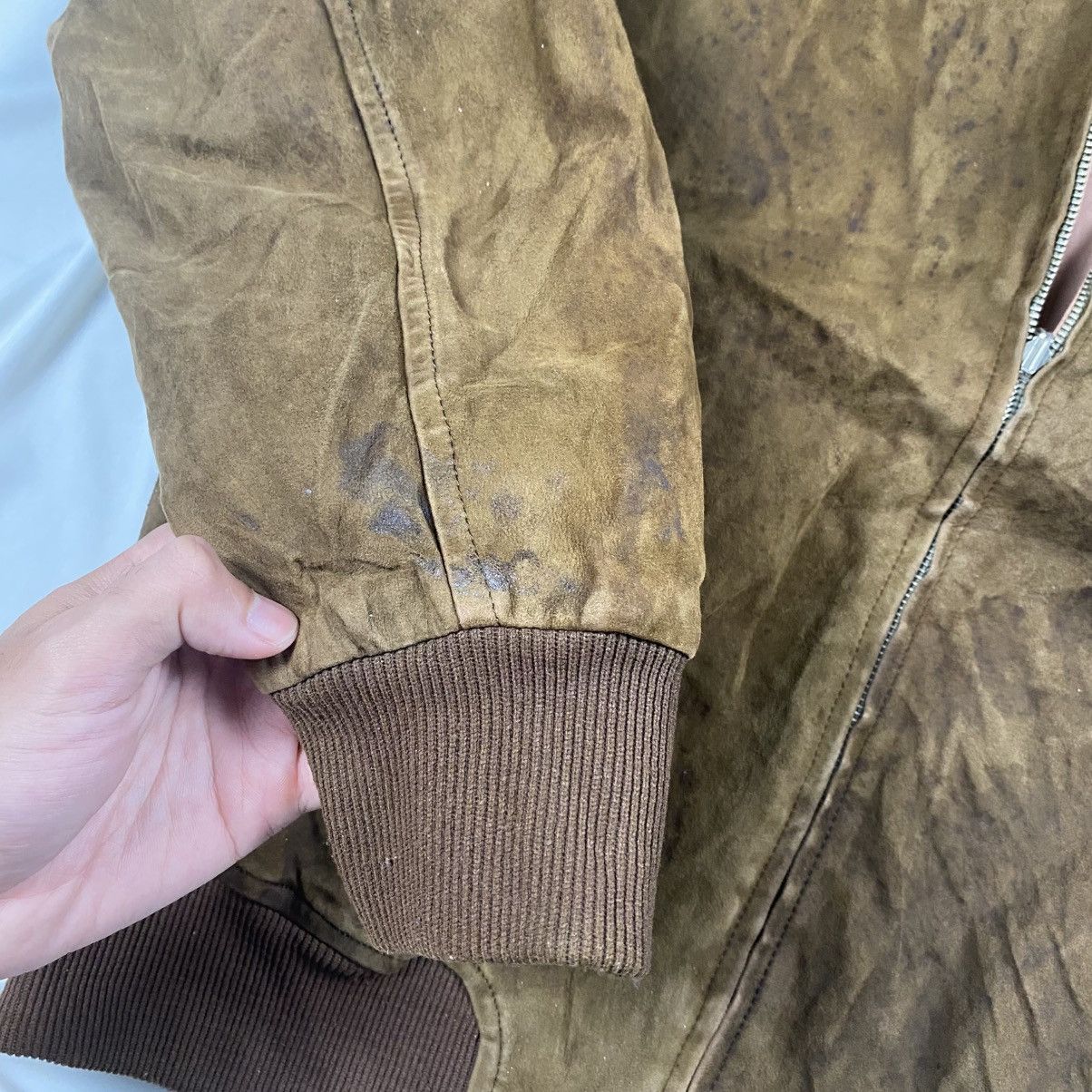 Japanese Brand Vintage 90s General Japan Suede Jacket Size US S / EU 44-46 / 1 - 6 Thumbnail