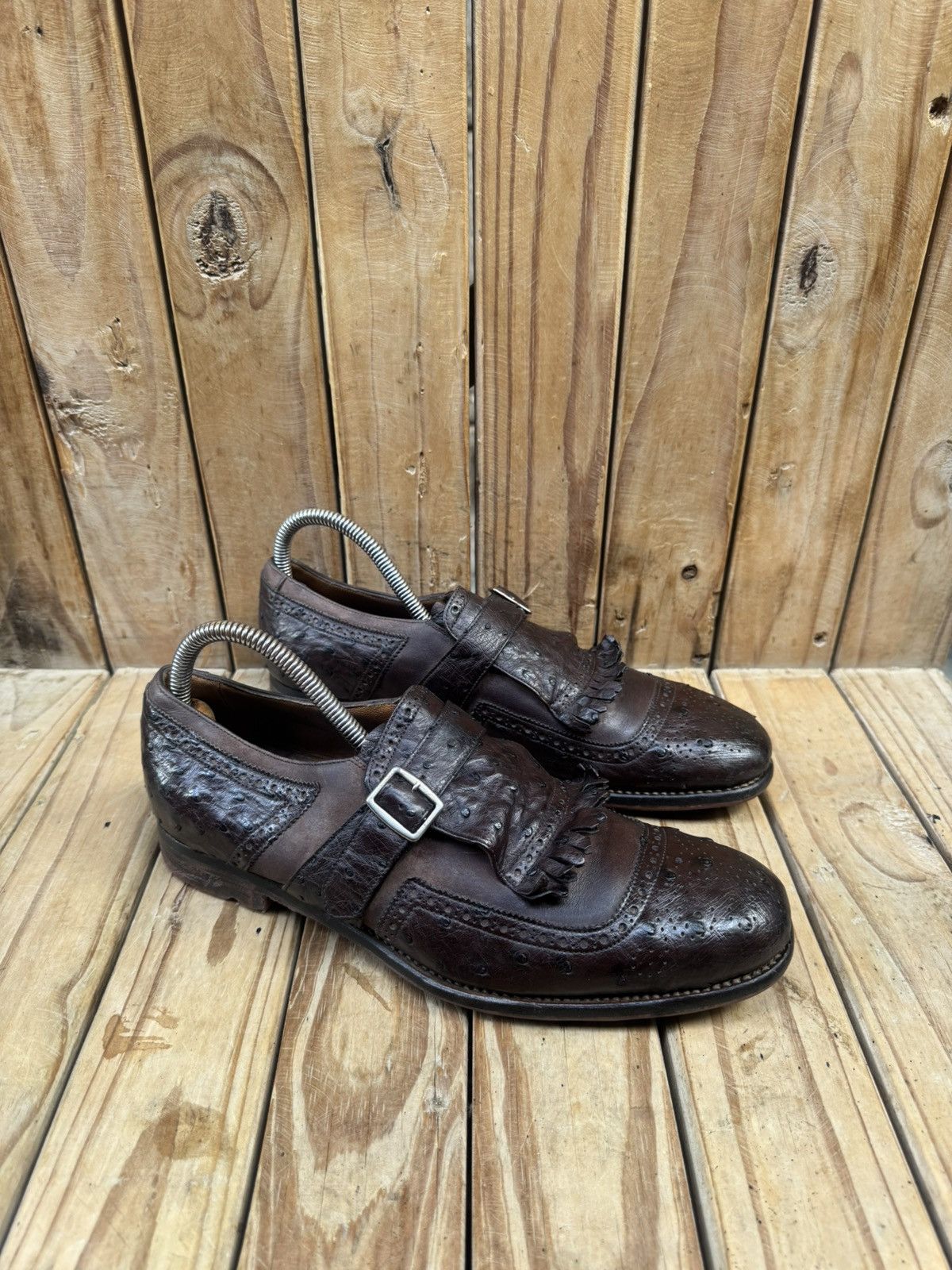 Church's church's 'Shanghai' Monk strap dress shoes UK 6AAA Size US 7 / EU 40 - 19 Thumbnail