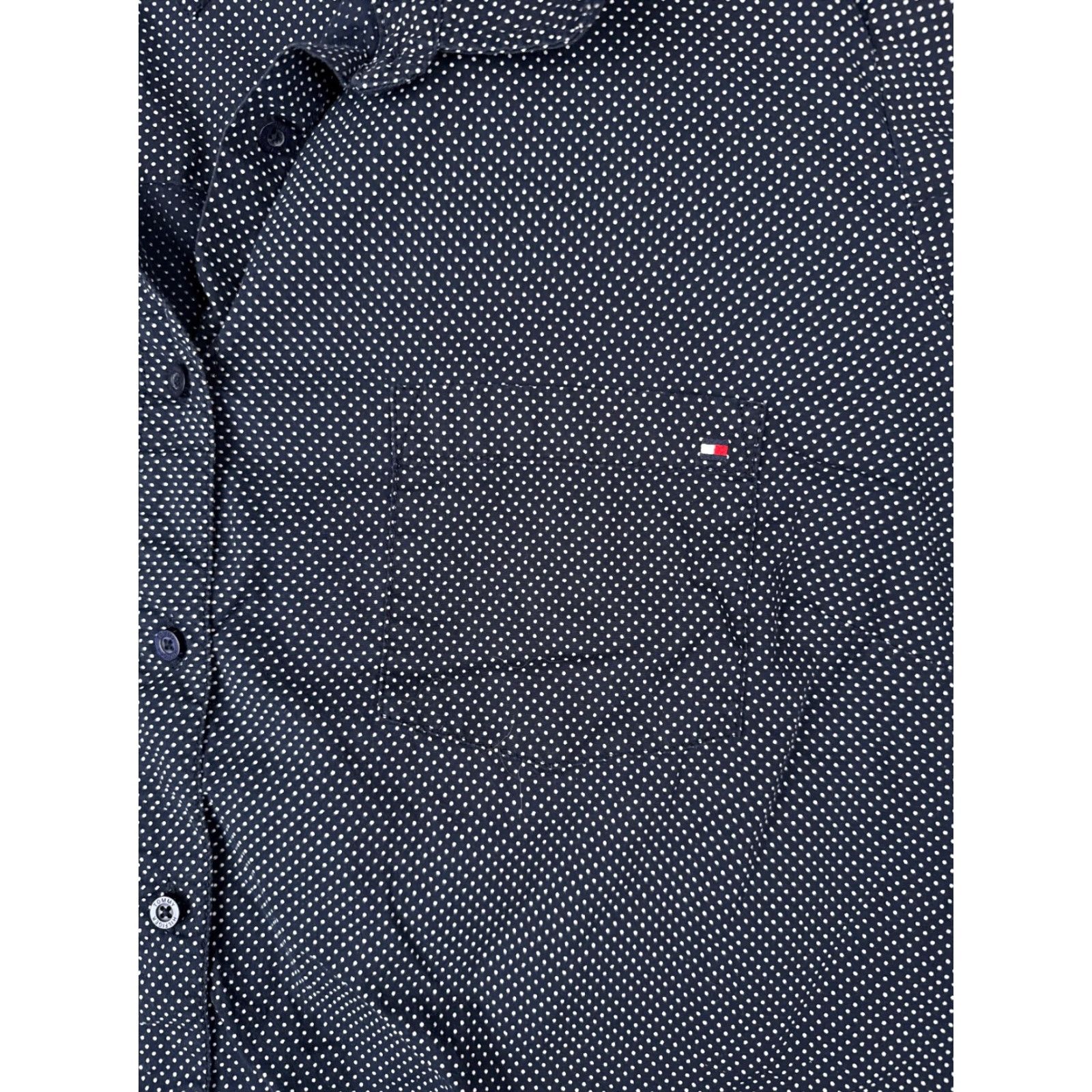 Tommy Hilfiger Tommy Hilfiger Shirt Women 1X Blue Polka Dot Button Pocket Long Sleeve Size XL / US 12-14 / IT 48-50 - 6 Thumbnail