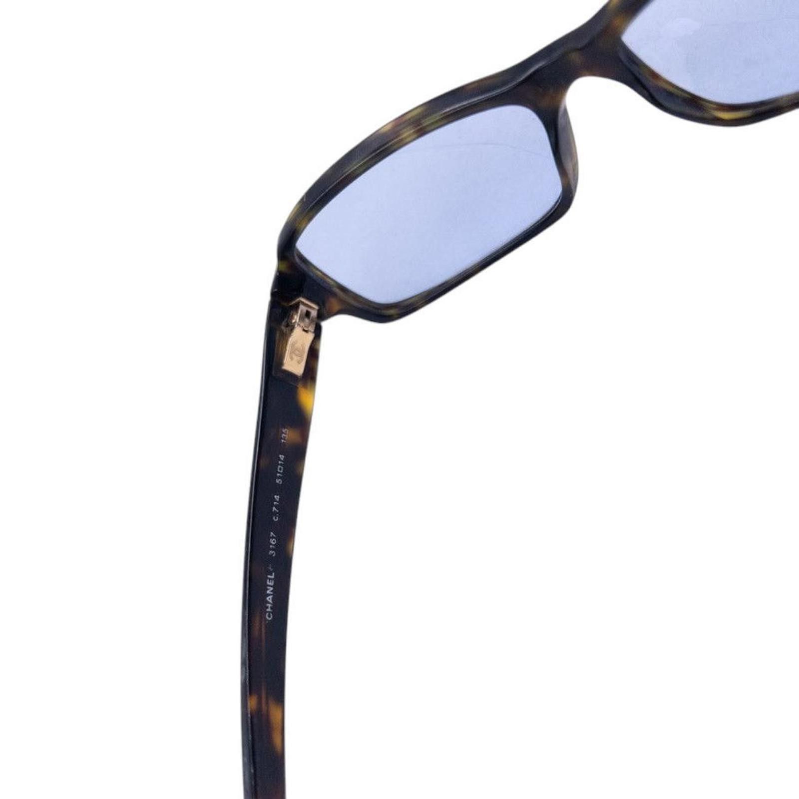 Chanel Vintage Chanel Tortoise Shell Sunglasses Size ONE SIZE - 7 Thumbnail