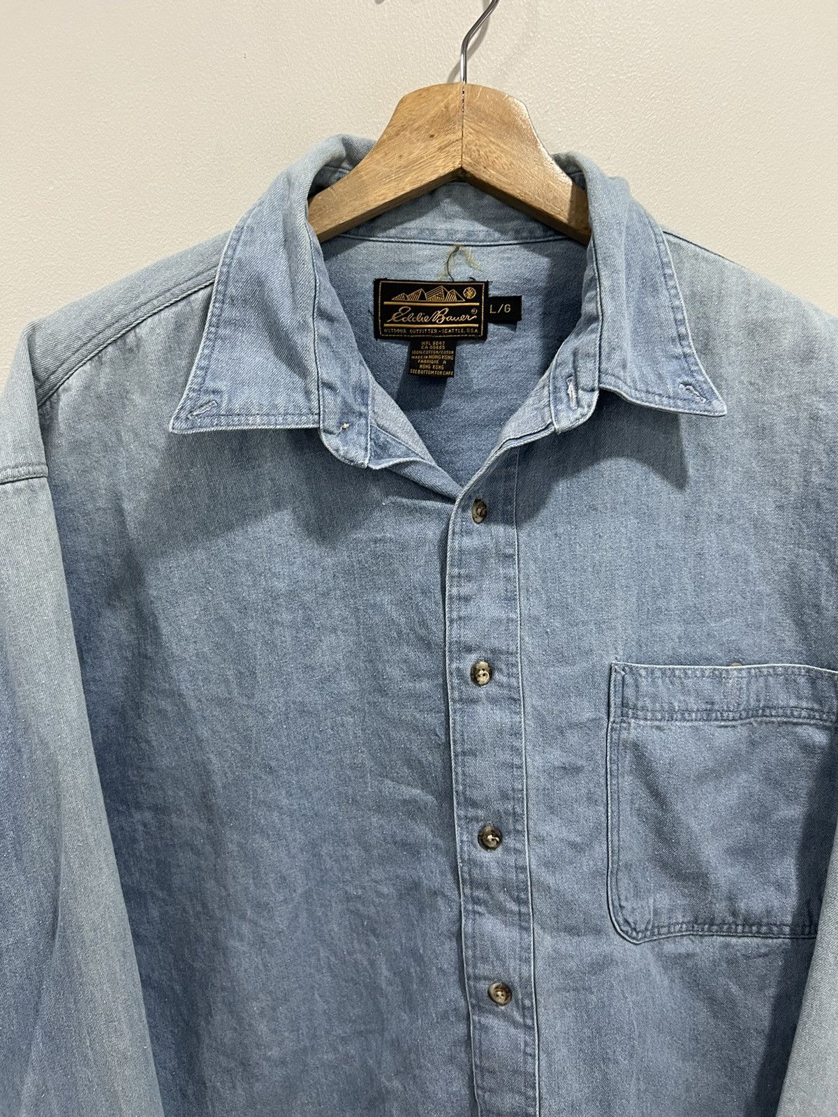 Eddie Bauer Vintage Eddie Bauer Button Up Shirt Size US L / EU 52-54 / 3 - 3 Thumbnail
