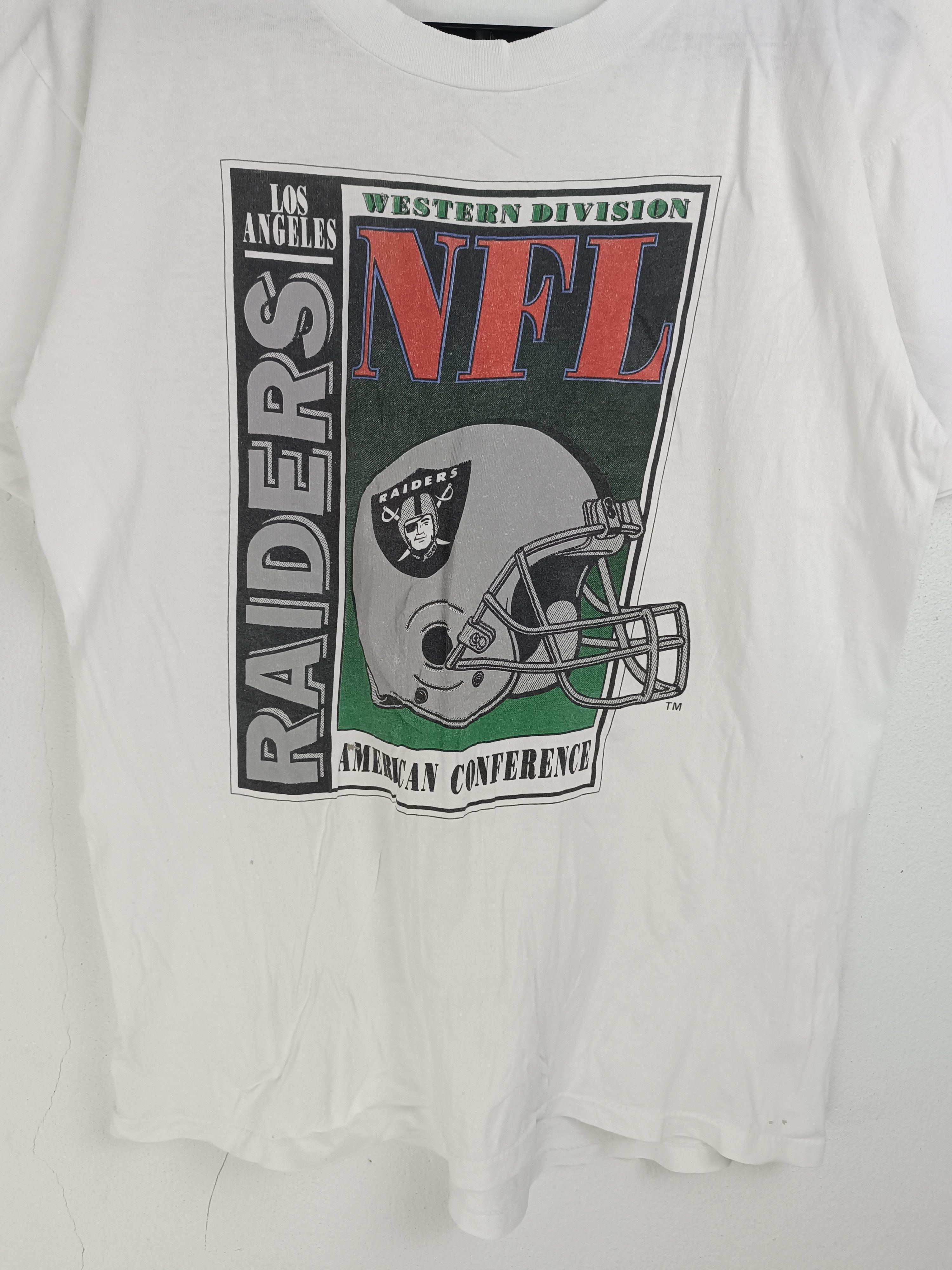 Vintage VINTAGE 90s RAIDERS STARTER NFL TEE VERY RARE FOOTBALL Size US M / EU 48-50 / 2 - 7 Thumbnail