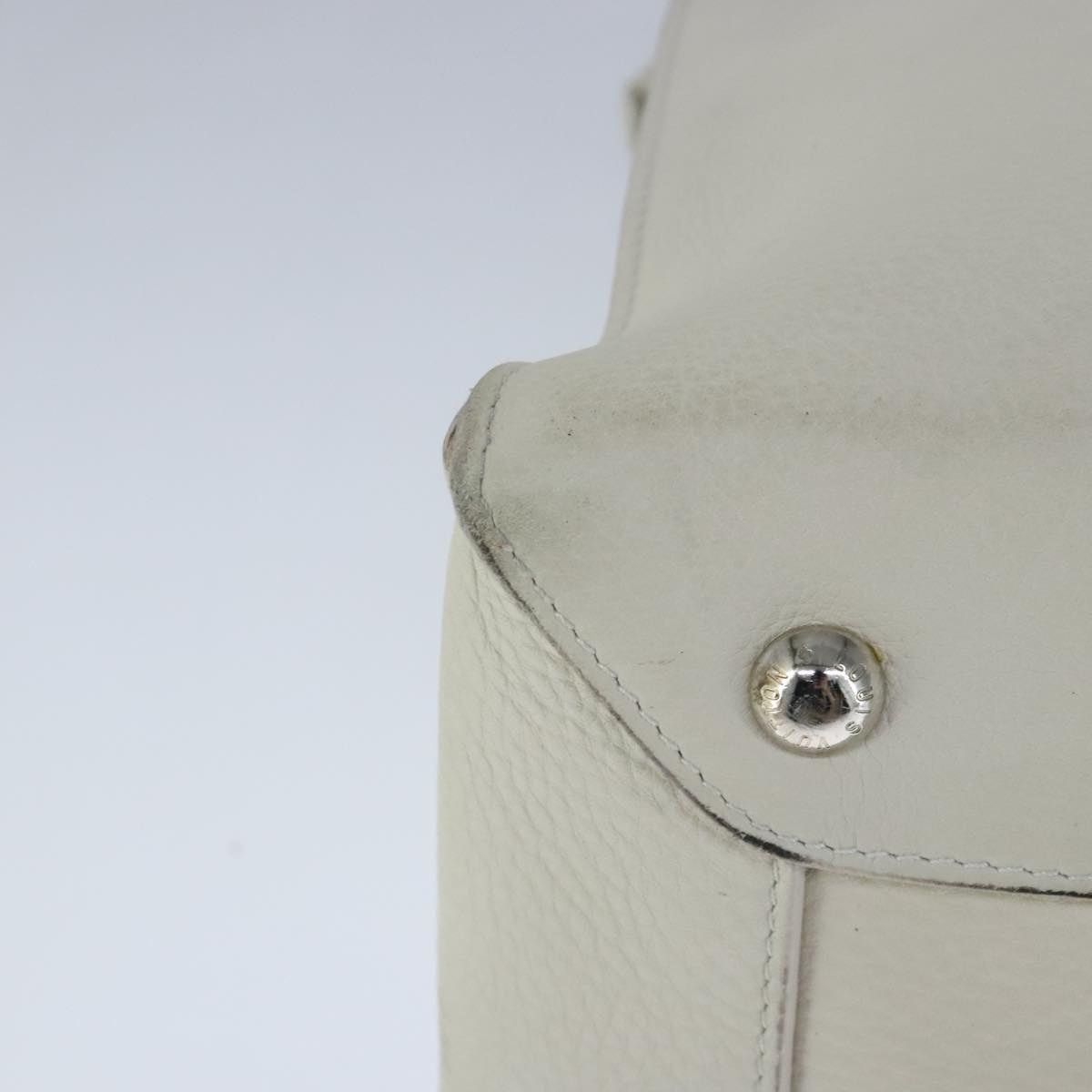 Louis Vuitton LOUIS VUITTON Naxos Cabas Hand Bag Leather White M95887 Size ONE SIZE - 15 Thumbnail
