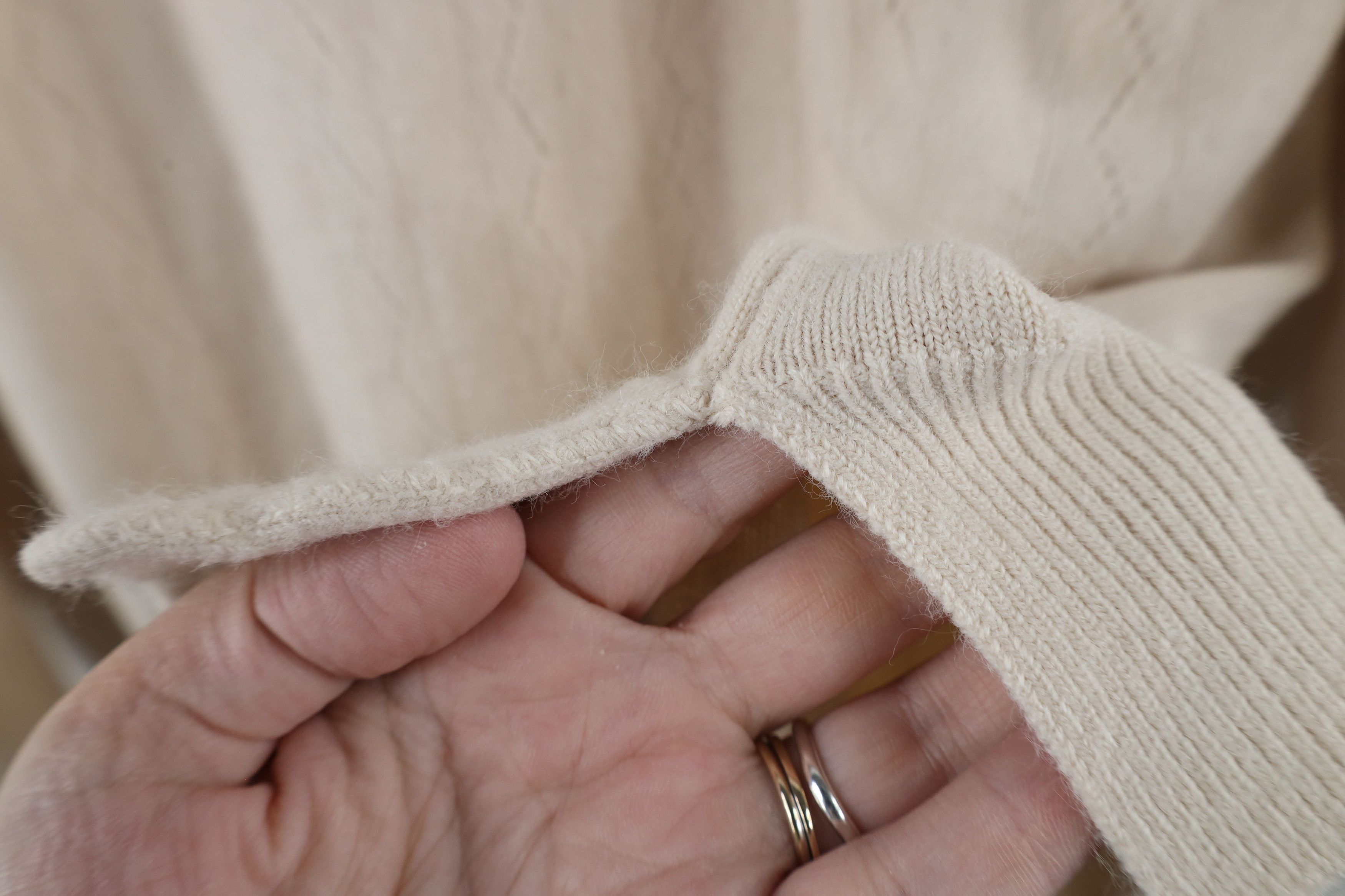 Vintage Vintage 50s 60s Streetwear Knit Collared Polo Sweater Beige Size US M / EU 48-50 / 2 - 8 Thumbnail