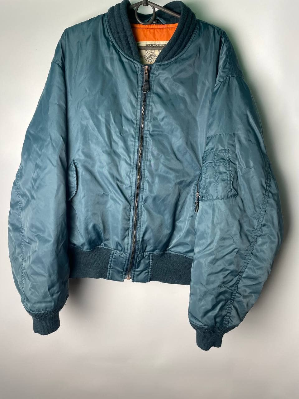 Streetwear Vintage 90s Navy Bomber Jacket XL Vintage
