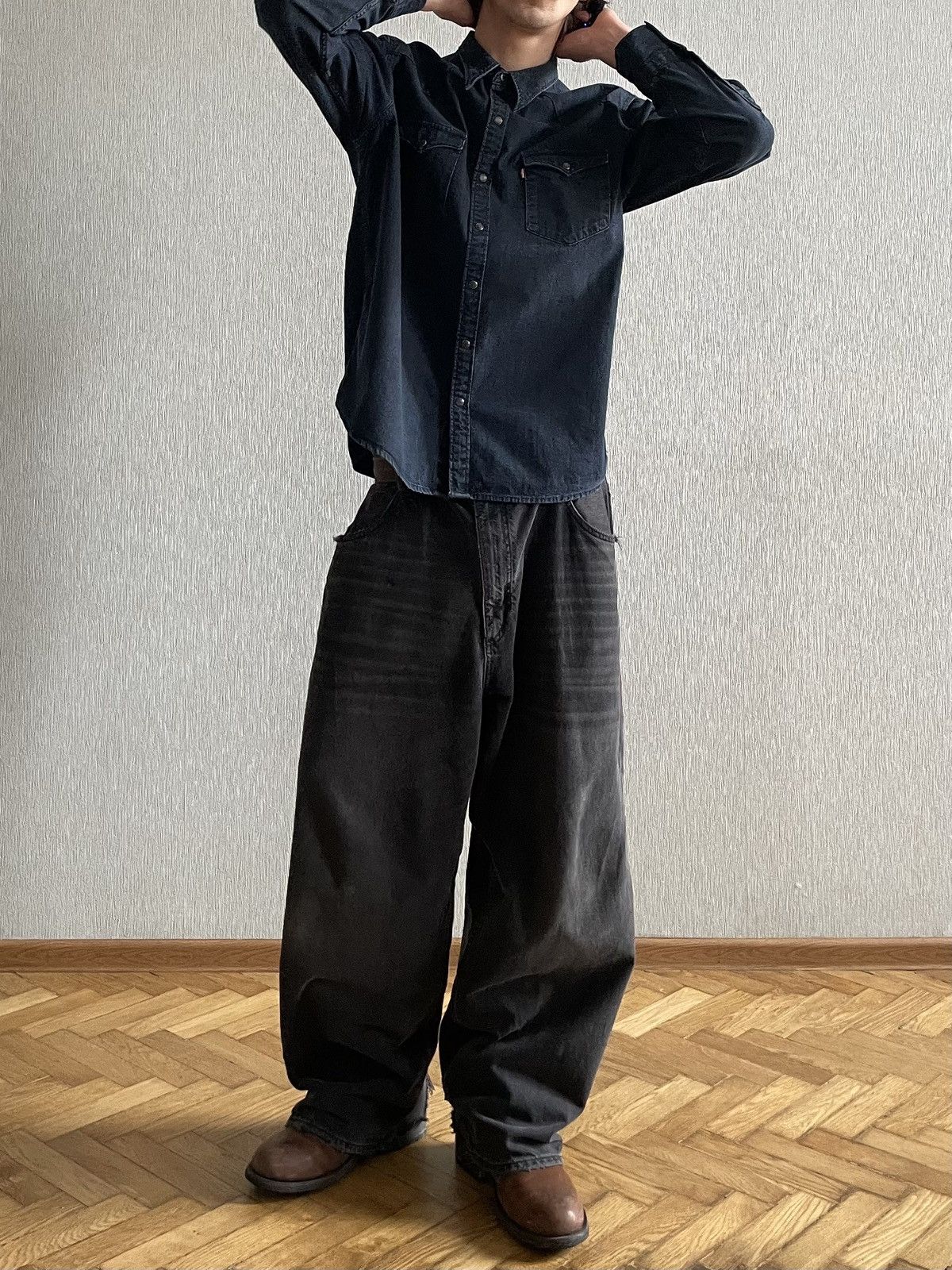 Levi's Levi’s: A Blue Denim Shirt Size US XXL / EU 58 / 5 - 14 Thumbnail
