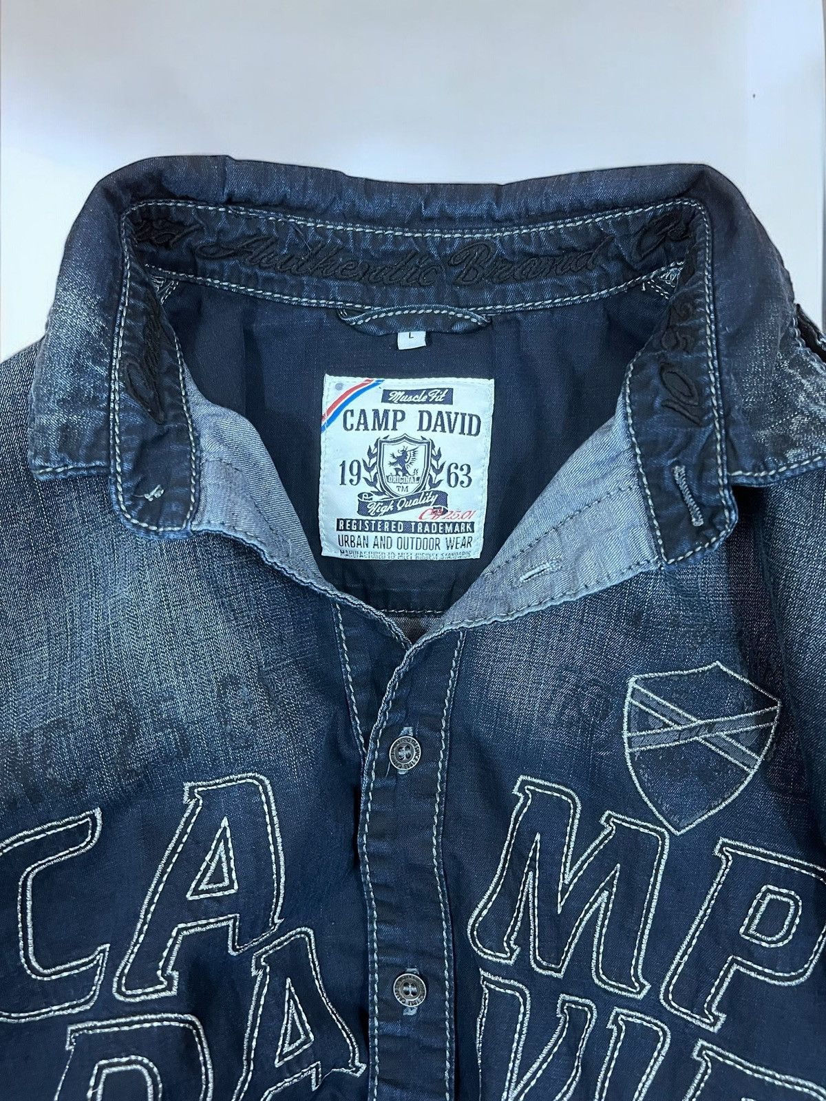Camp David Camp David denim shirt size M Size US M / EU 48-50 / 2 - 5 Thumbnail
