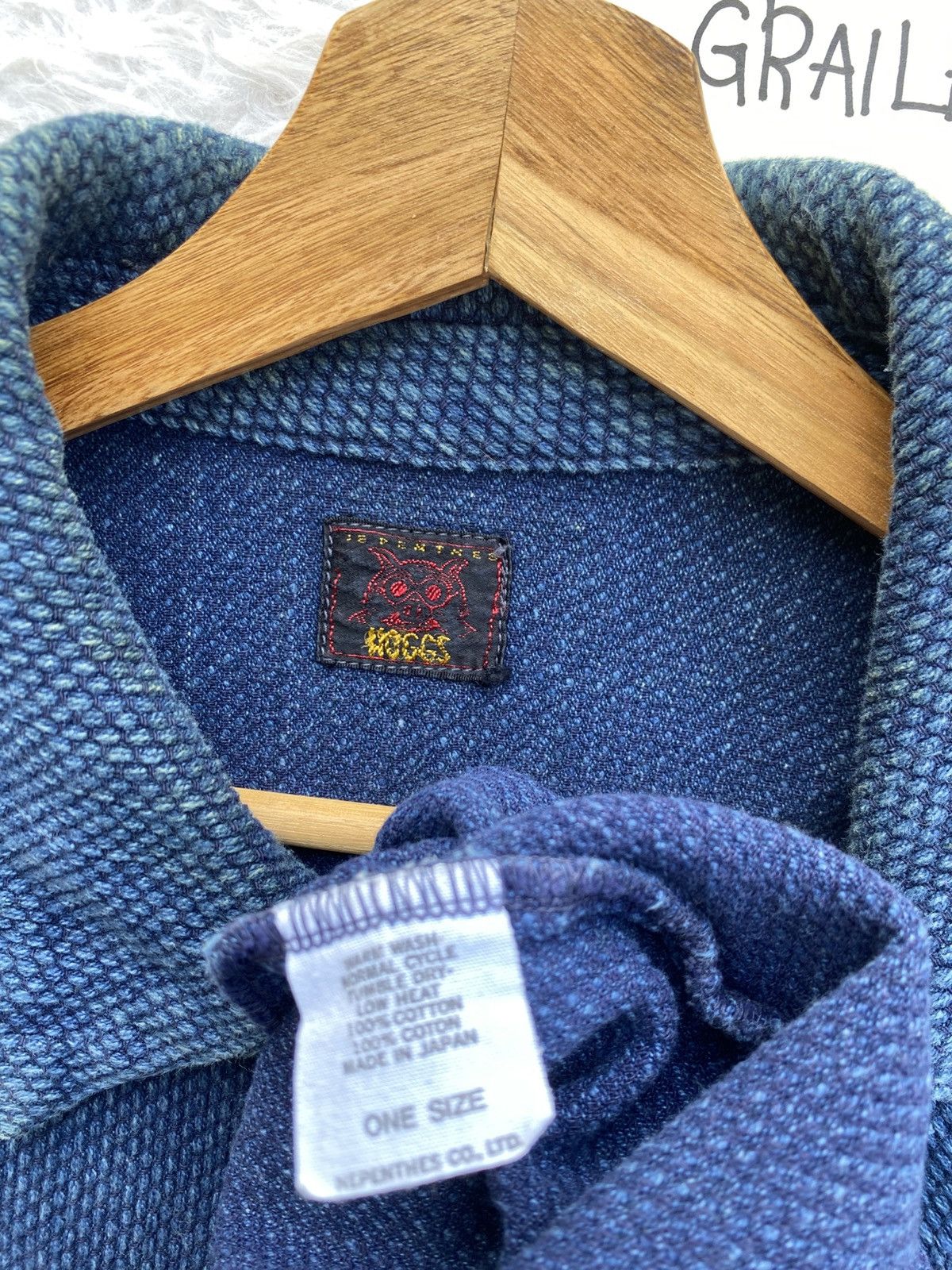 Nepenthes Vintage 90s Nepenthes Blue Worker Chore Jacket Size US L / EU 52-54 / 3 - 18 Thumbnail