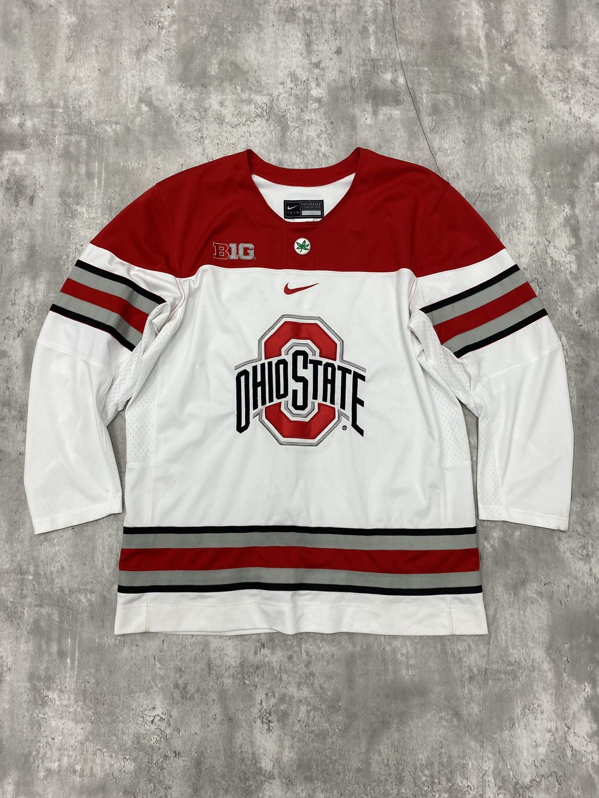 Nike Size XL - Ohio State Buckeyes Nike Hockey Jersey Size US XL / EU 56 / 4 - 1 Thumbnail