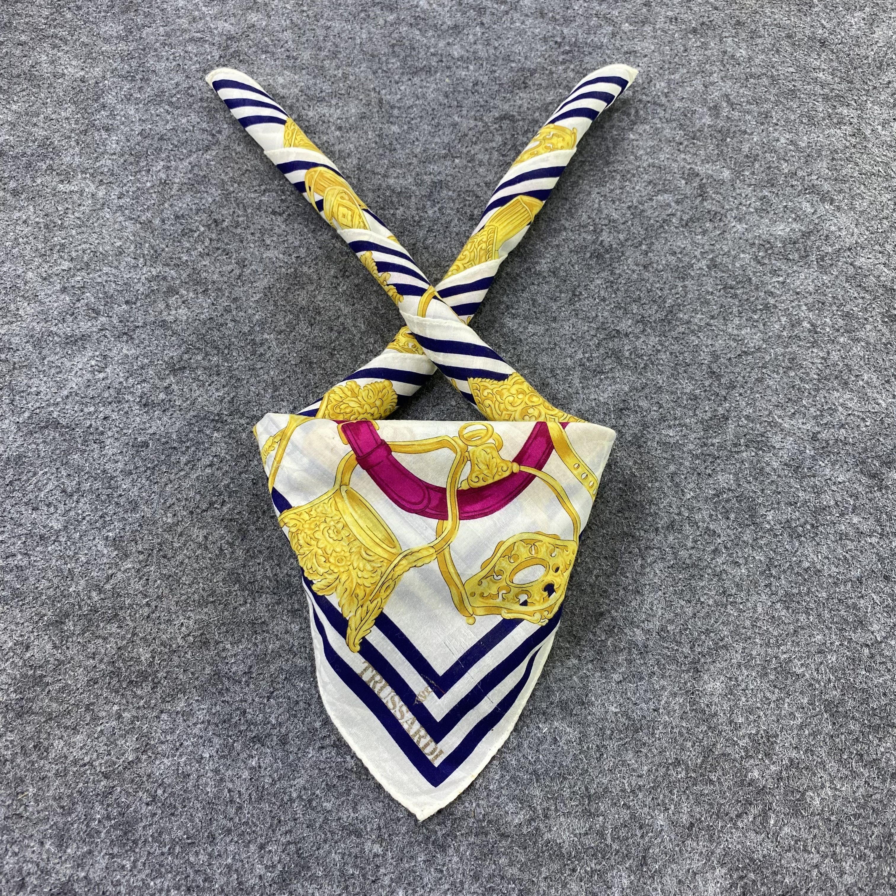 Trussardi Trussardi Handkerchief Neckerchief Bandana-B1776 Size ONE SIZE - 2 Thumbnail