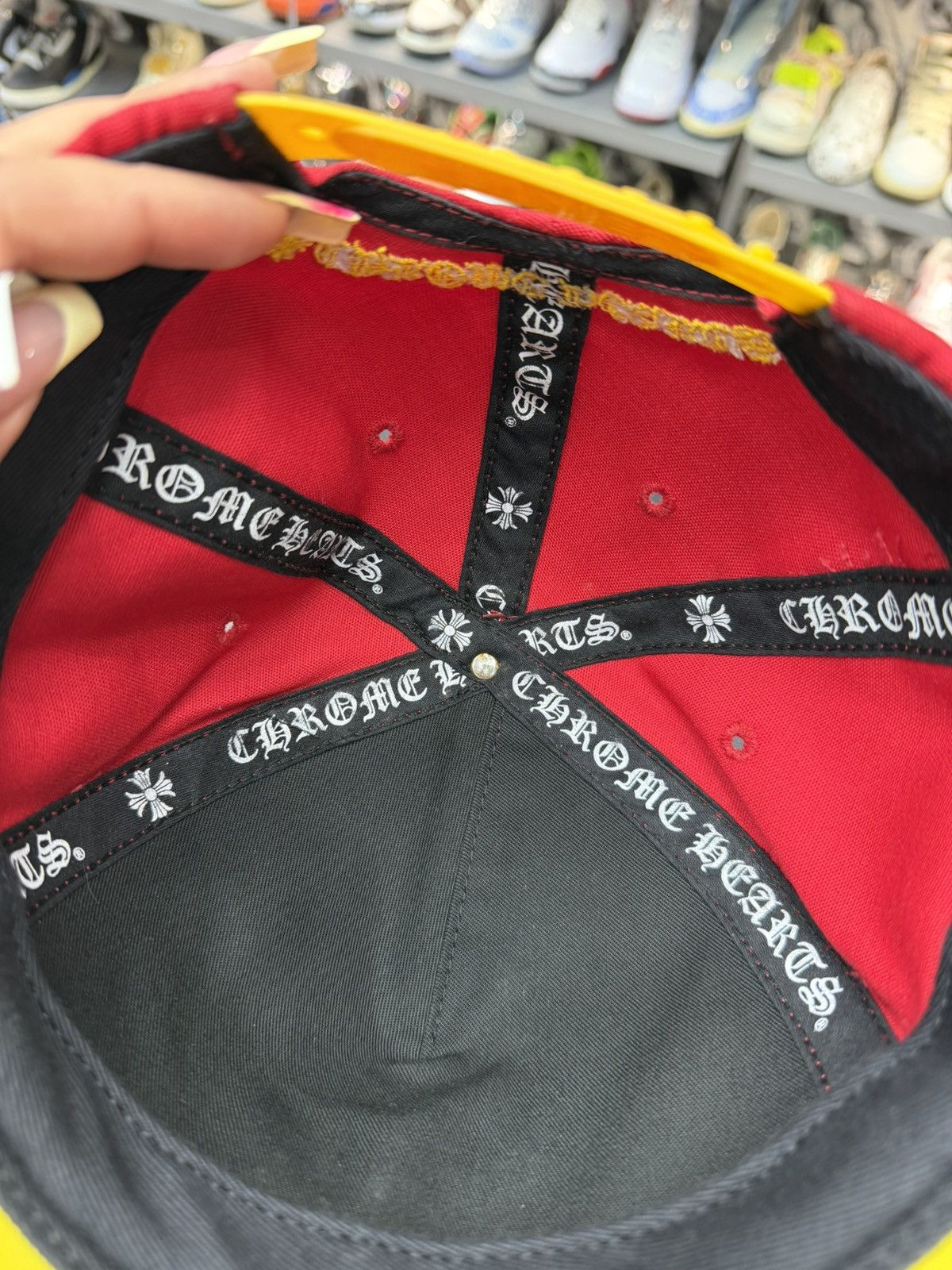 Chrome Hearts Chrome Hearts Baseball Hat Size ONE SIZE - 8 Thumbnail