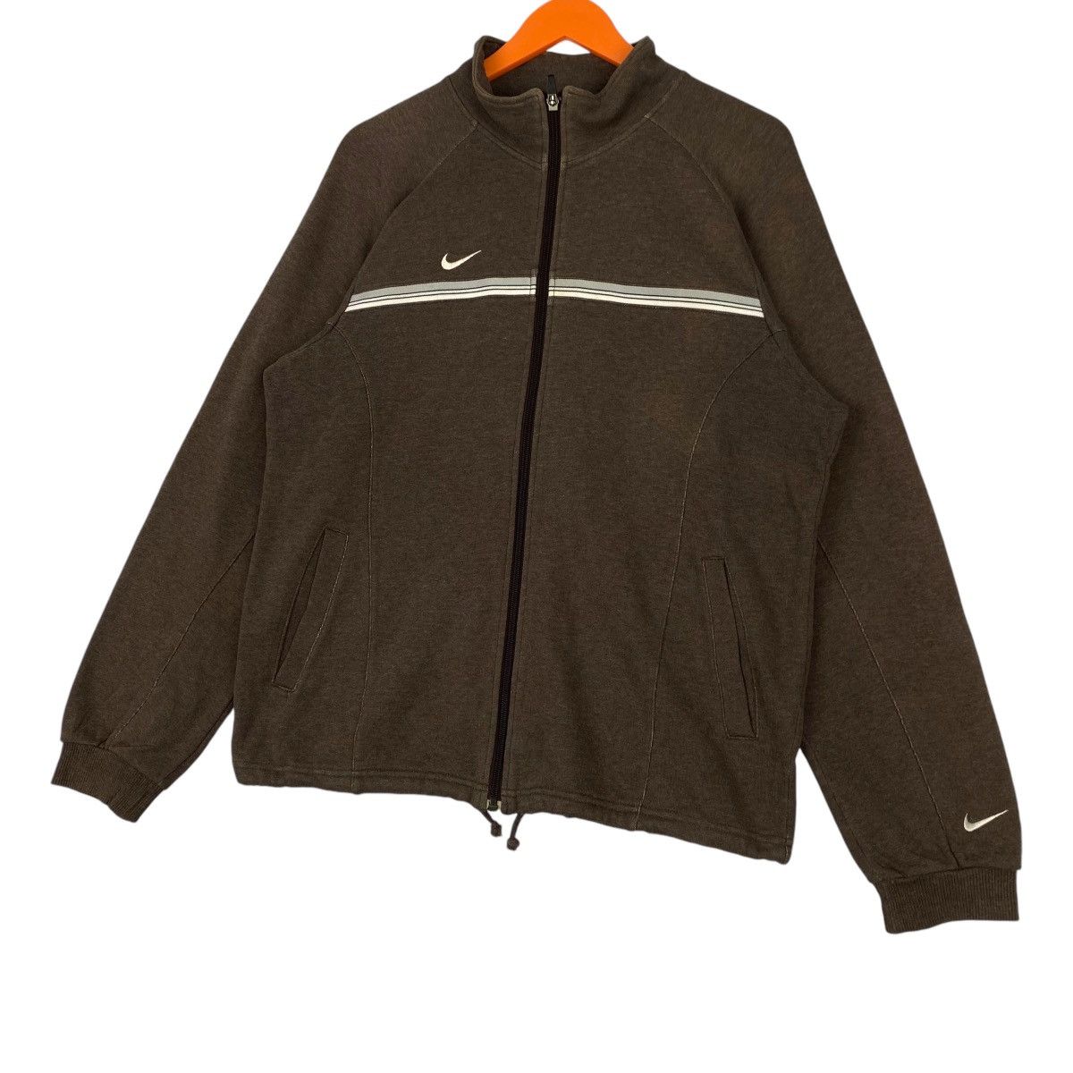 Nike × Vintage Vintage Nike Full Zip Small Embroided Logo Turtleneck Size US M / EU 48-50 / 2 - 2 Thumbnail