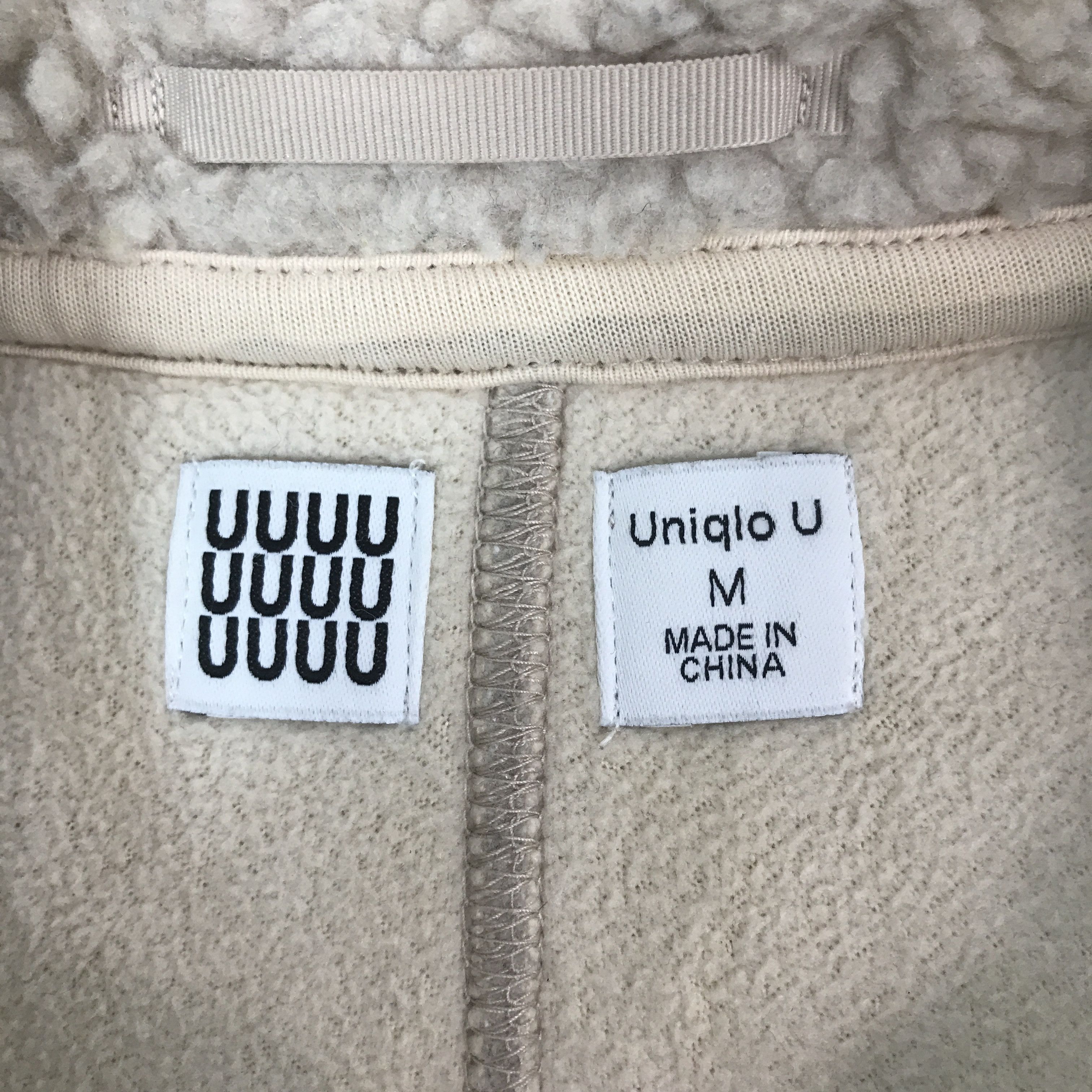 Lemaire × Uniqlo Vintage Lemaire X Uniqlo Sherpa Jacket Size US M / EU 48-50 / 2 - 9 Thumbnail