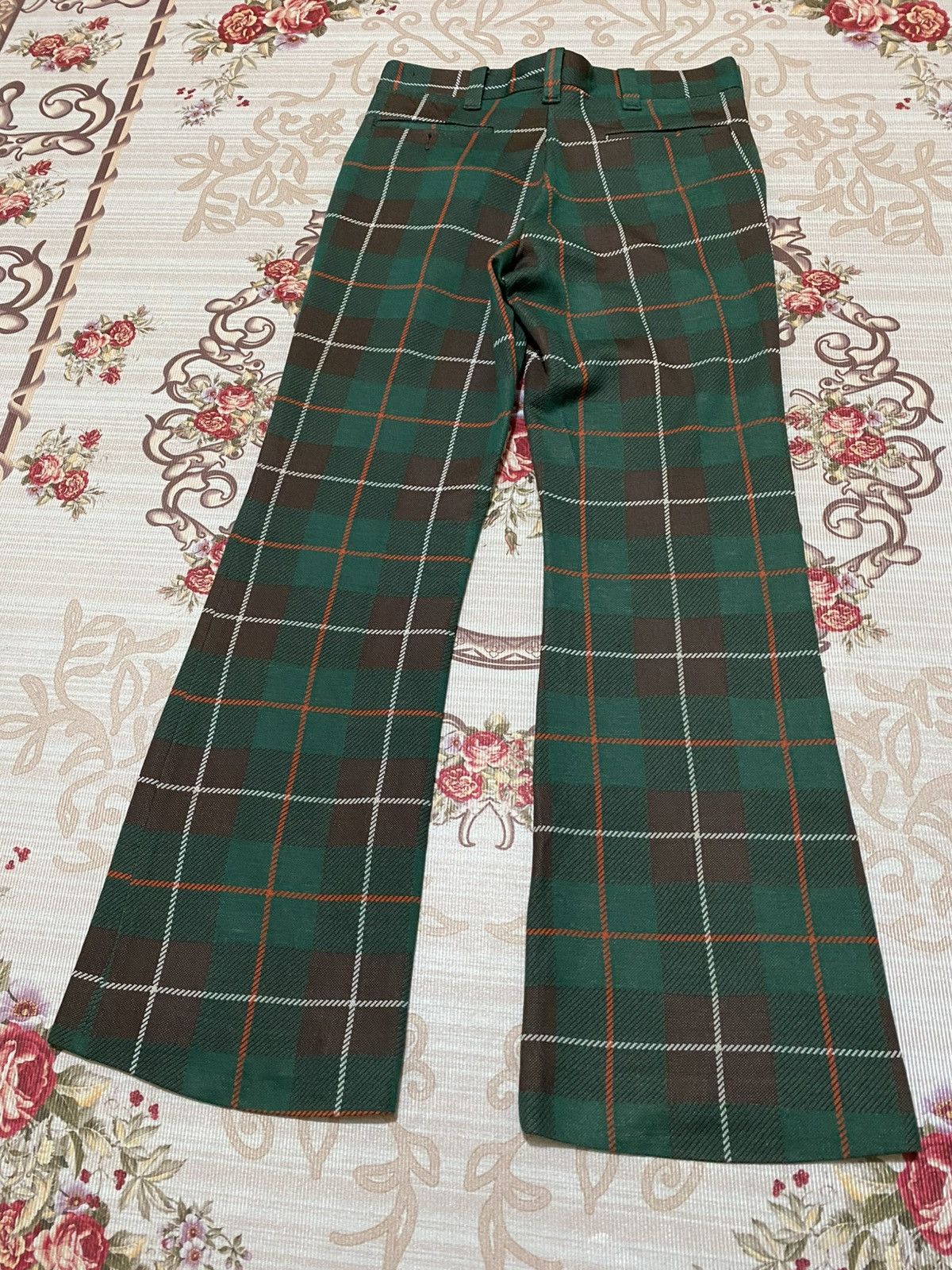 Lee 70s Vtg Lee Tartan Plaid Pants Size US 31 - 12 Thumbnail