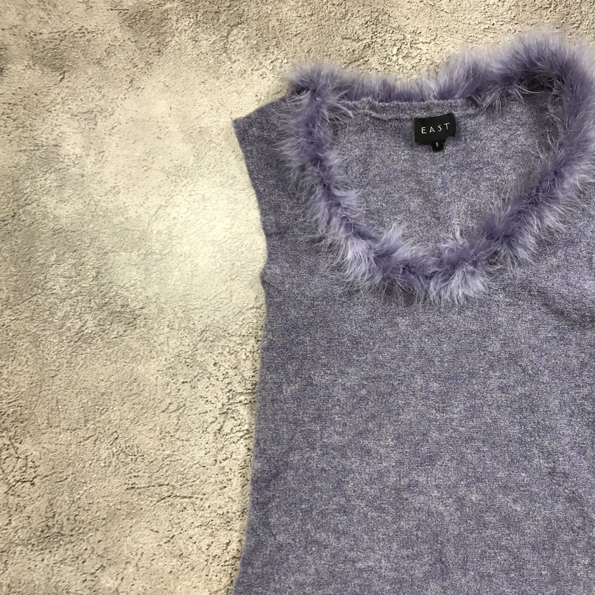 Vintage Vintage 90s Y2K Mohair Knit Tank Top Grunge Alt Worn In S Size S / US 4 / IT 40 - 2 Thumbnail