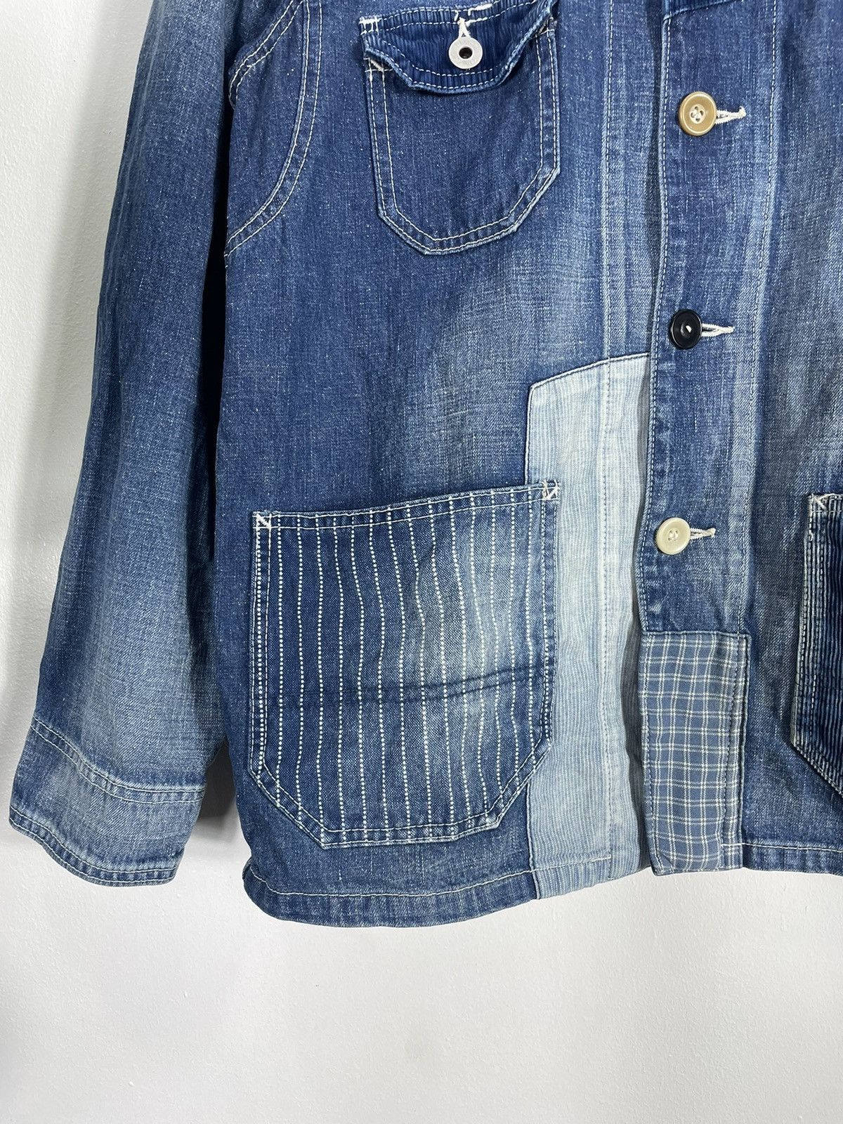 FDMTL × Japanese Brand FDMTL PATCHWORK COVERALL JACKET 2 YEAR WASH Size US M / EU 48-50 / 2 - 7 Thumbnail