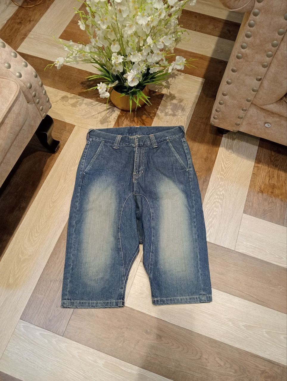 Devilock DEVILOCK JAPAN BLUE DENIM SHORTPANTS Size US 32 / EU 48 - 1 Thumbnail